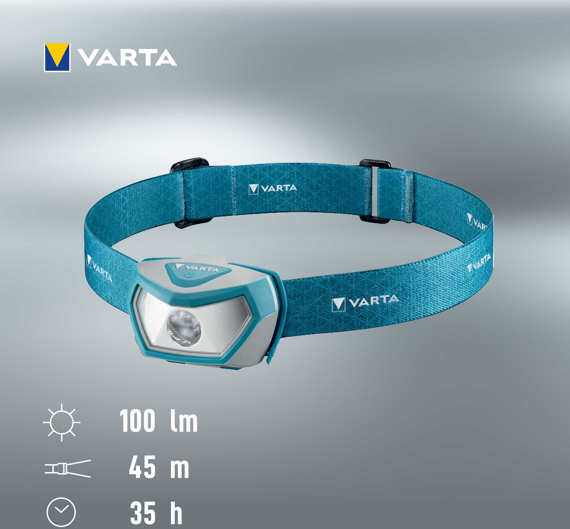 VARTA, Pannlampa Outdoor Sports H10 Pro 100 Lm