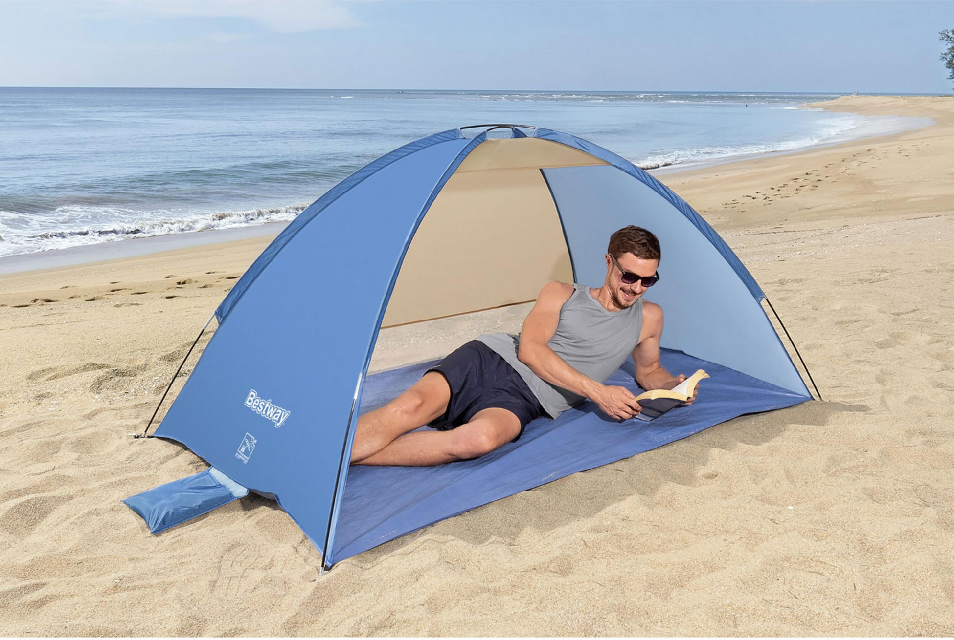 BESTWAY, Pavillo Strandt&auml;lt 2.00m X 1.20m X 95cm