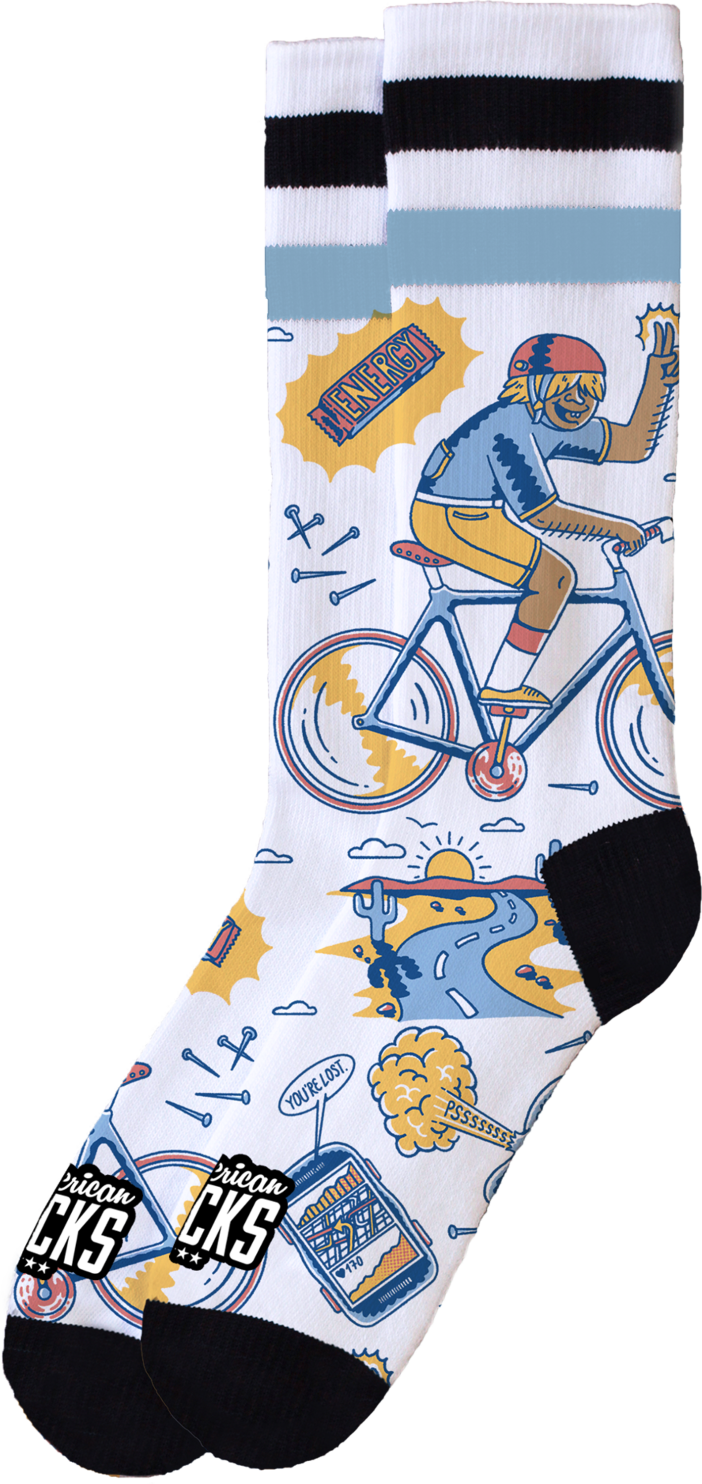 AMERICAN SOCKS, Peak Rider  - Mid High