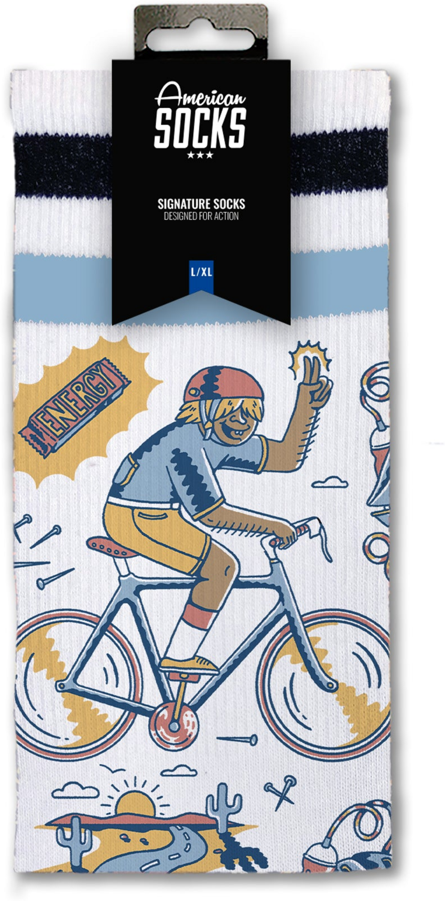 AMERICAN SOCKS, Peak Rider  - Mid High