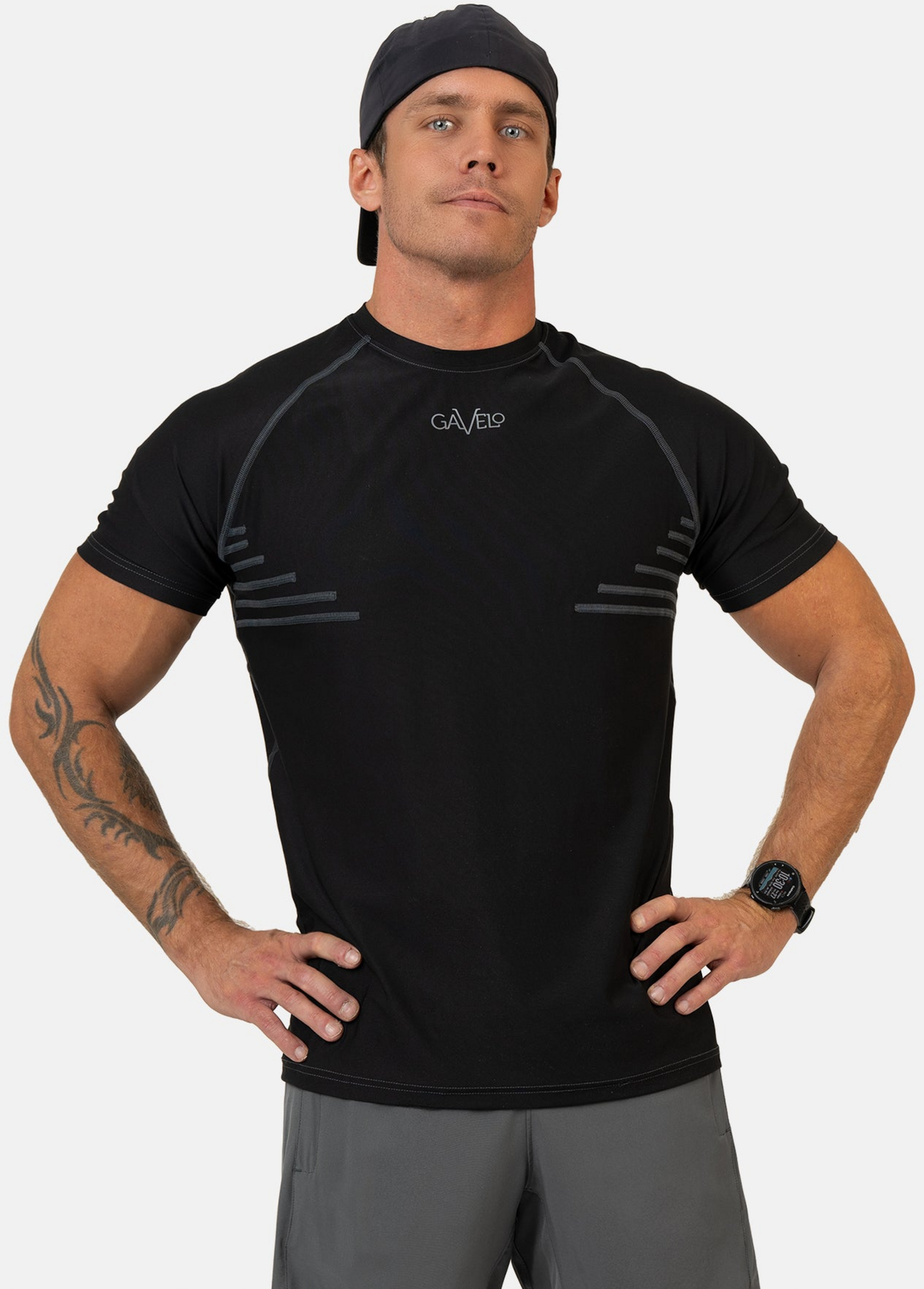 GAVELO, Performance Greyline Rashguard T-shirt