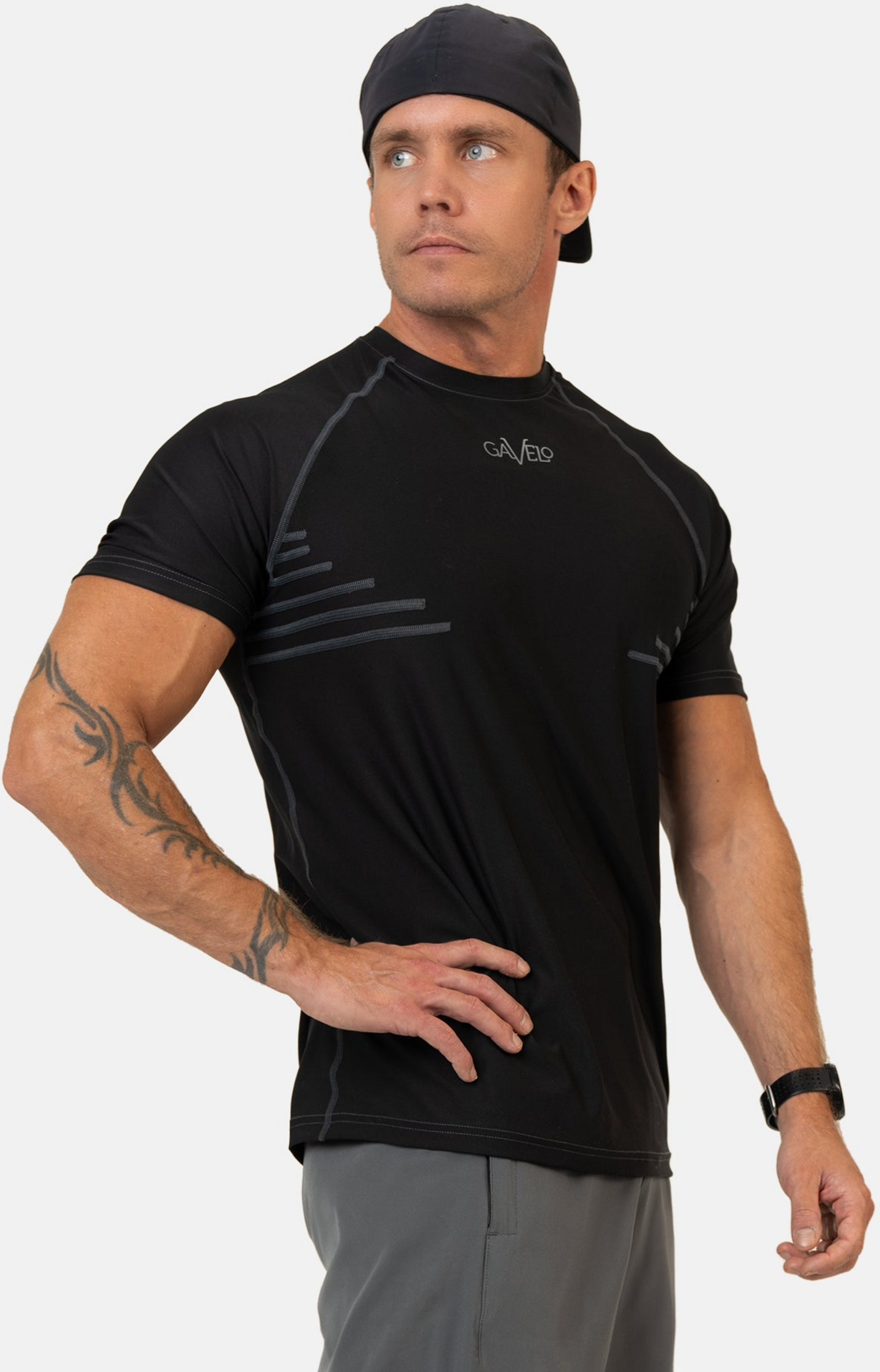 GAVELO, Performance Greyline Rashguard T-shirt