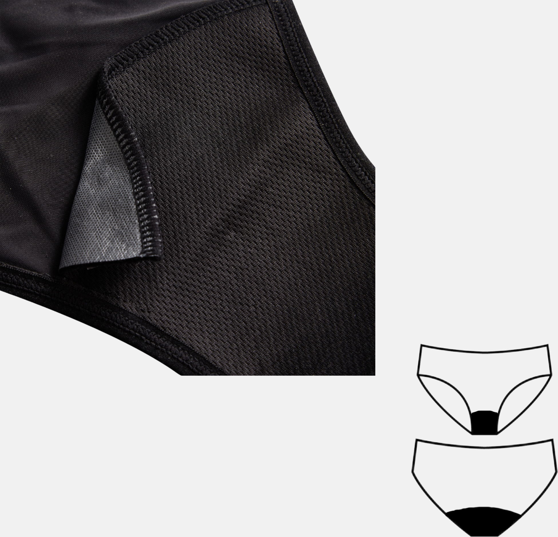 COMFYDENCE, Period Proof Bikini - Sunshine- Jr