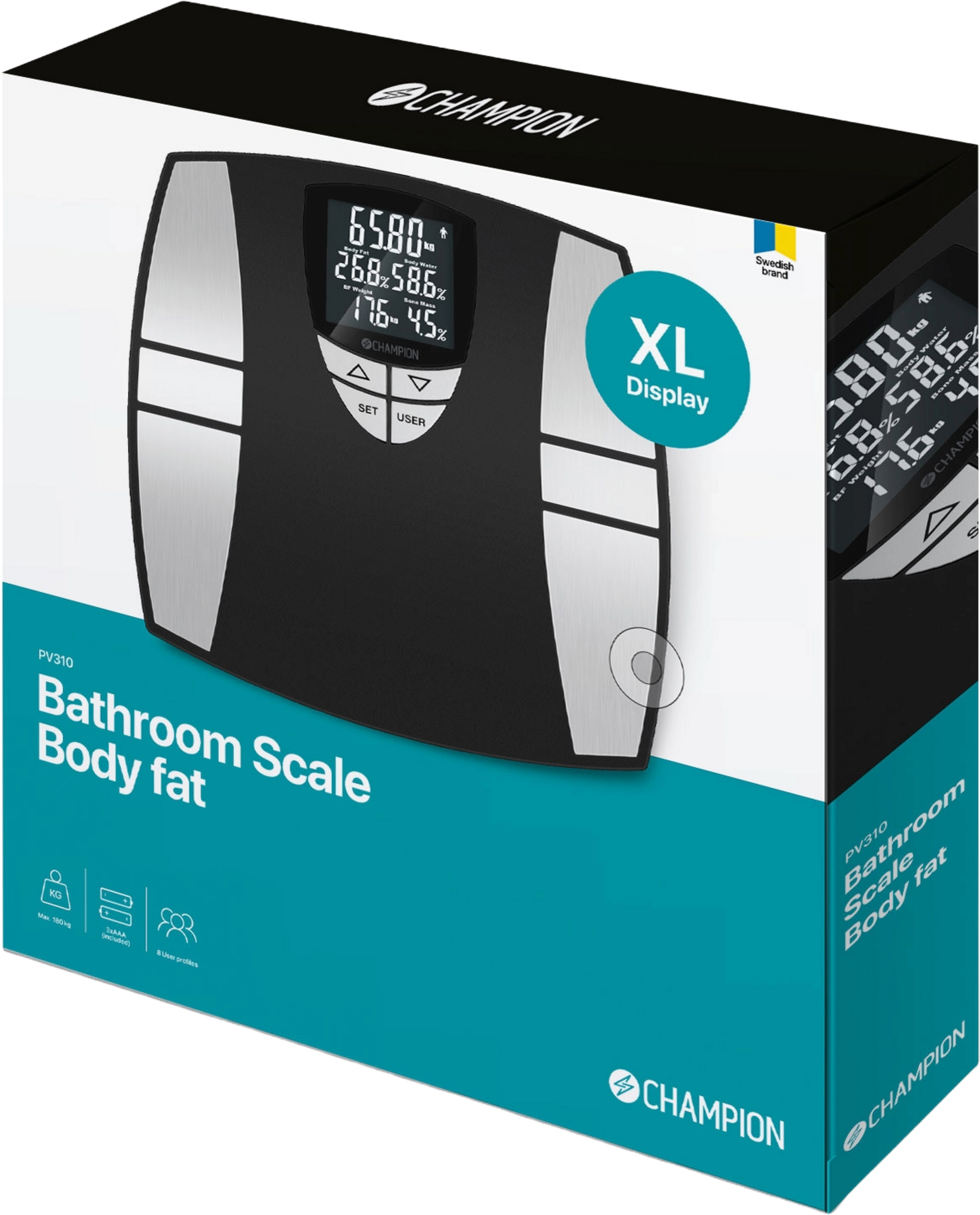 CHAMPION NORDIC, Personvåg Body Fat