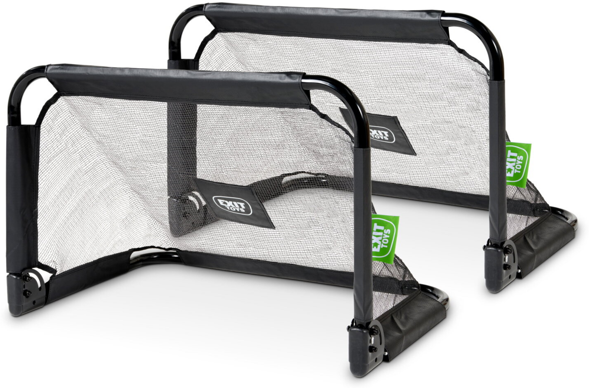 EXIT, Pico Fotbollsm&aring;l Av St&aring;l 90x60cm (set Om 2) - Svart