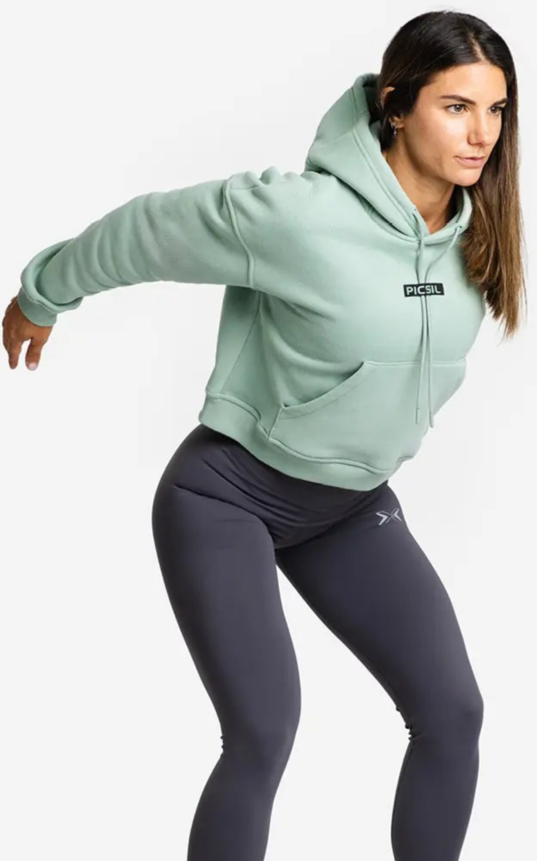PICSIL SPORT, Picsil Women's Crop Hooded Sweatshirt
