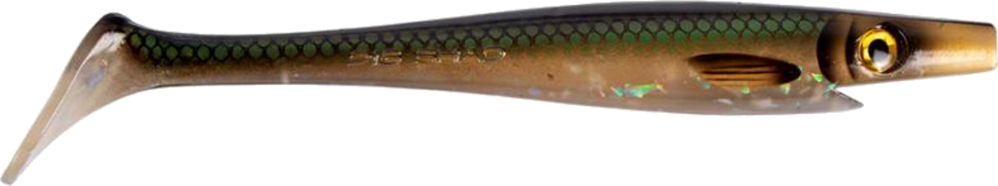 THE PIG, Pig Shad Jr, 20cm, 50g - Emerald Herring - 2pcs