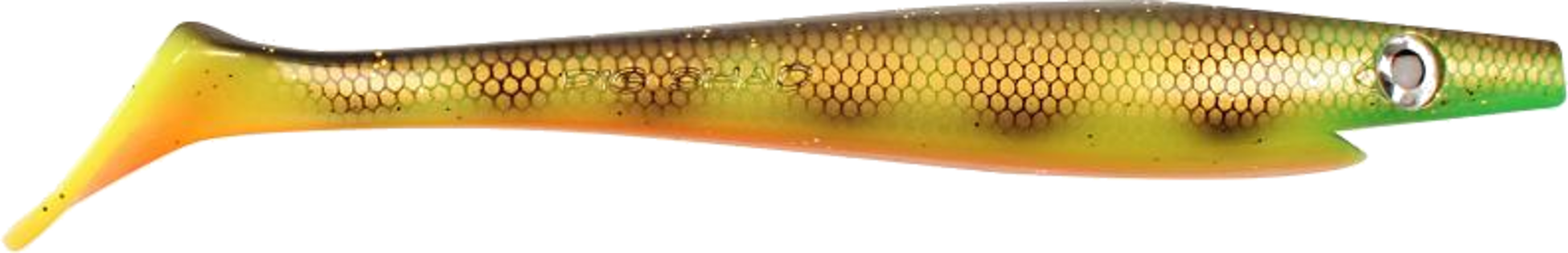 THE PIG, Pig Shad Jr, 20cm, 50g - Orange Belly Perch - 2pcs