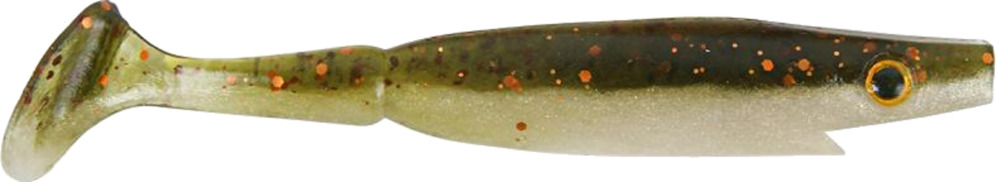 THE PIG, Piglet Shad, 10cm, 7g - Backwater Shad - 6pcs