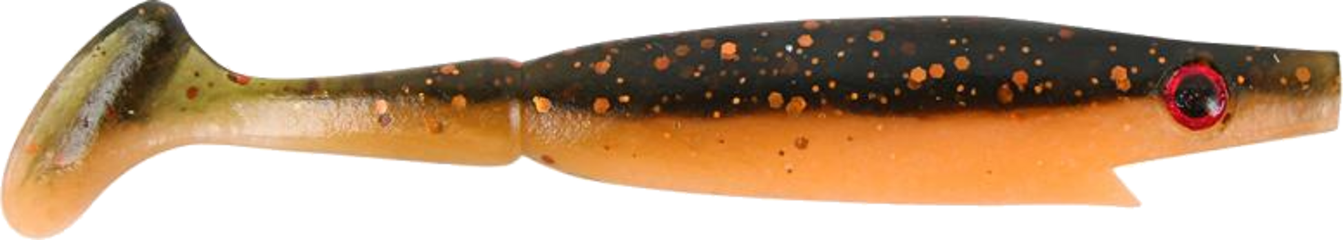 THE PIG, Piglet Shad, 10cm, 7g - Black Pumpkin - 6pcs