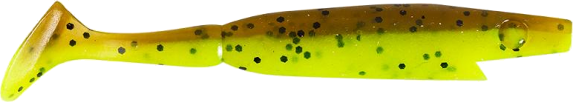 THE PIG, Piglet Shad, 8,5cm, 4g - Brown Chartreuse - 8pcs