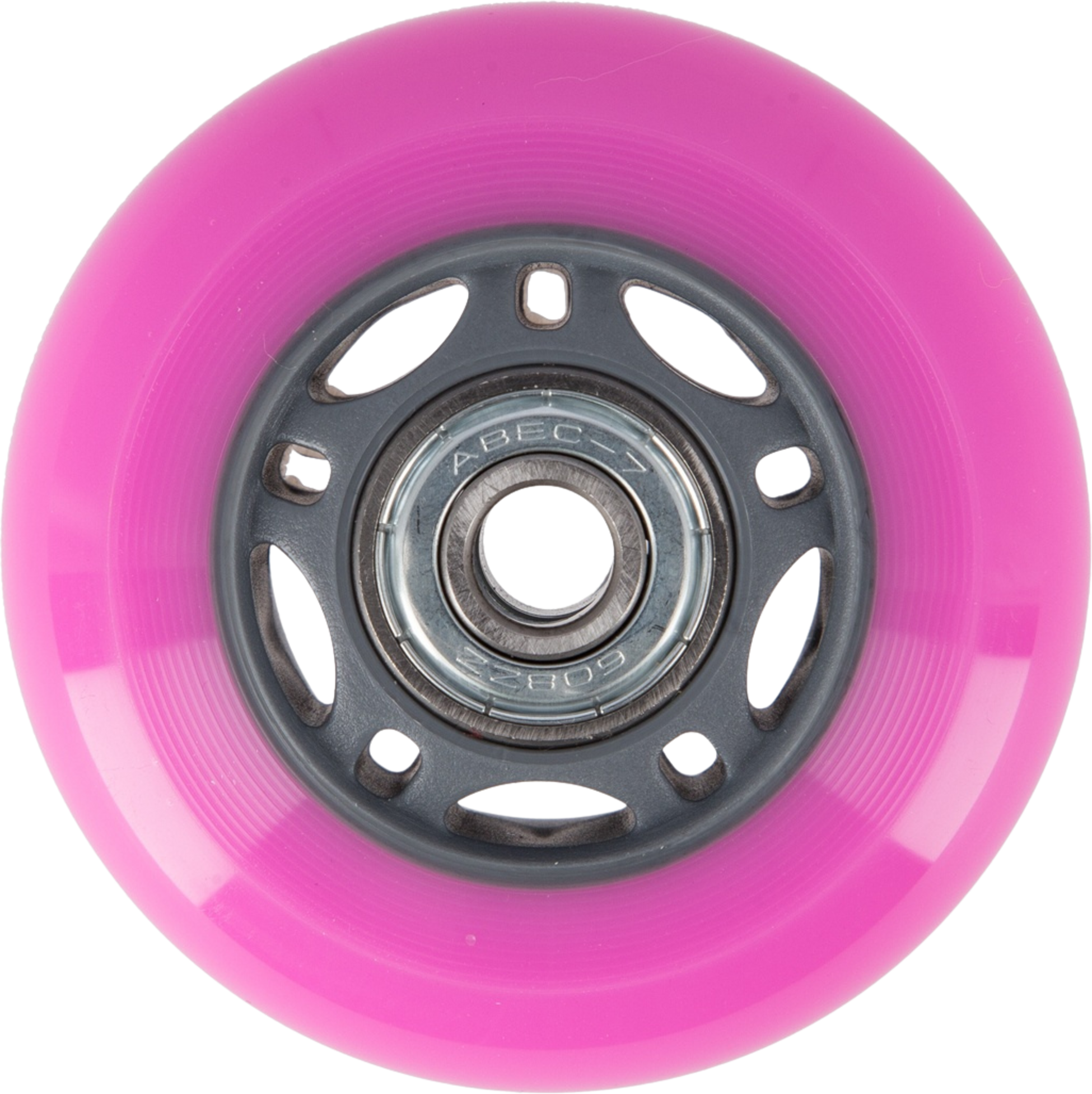 NORTHIX, Pink 64x24 82a Wheels (4) + Abec-7 Bearings (8) Set