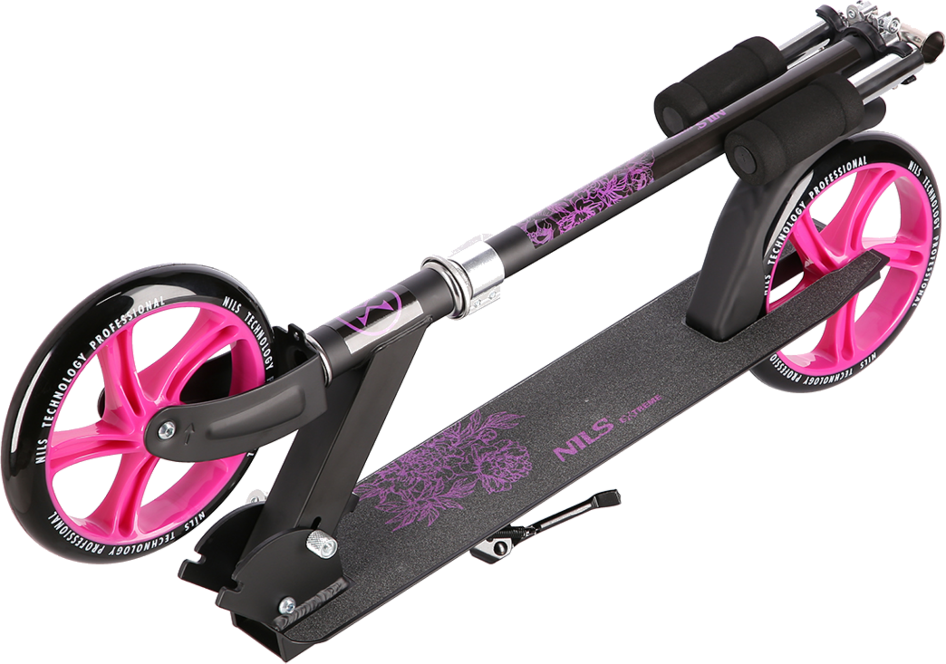 NORTHIX, Pink Kick Scooter, Adjustable Height, Lightweight