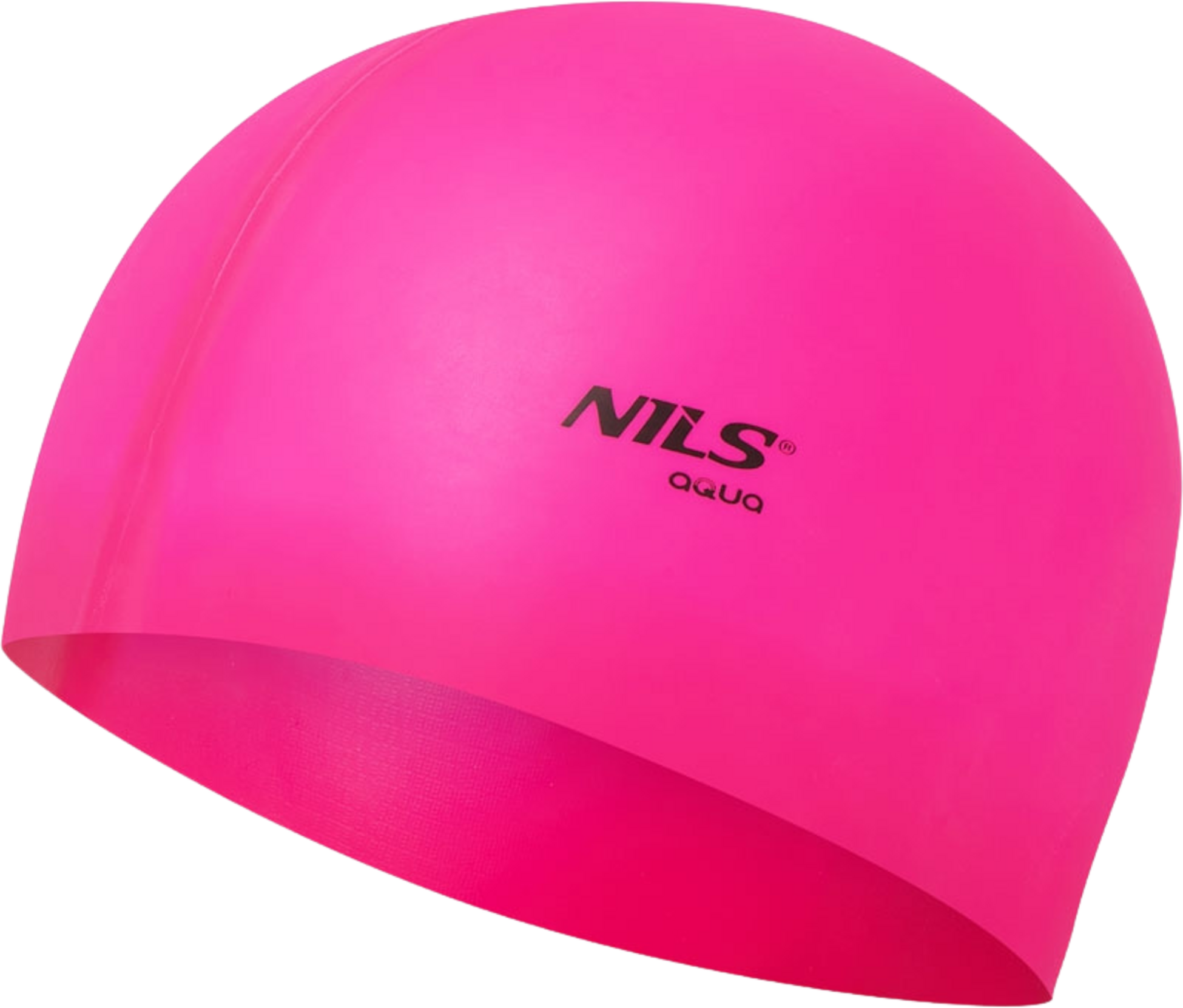 NORTHIX, Pink Silicone Swimming Cap &ndash; Solid Color