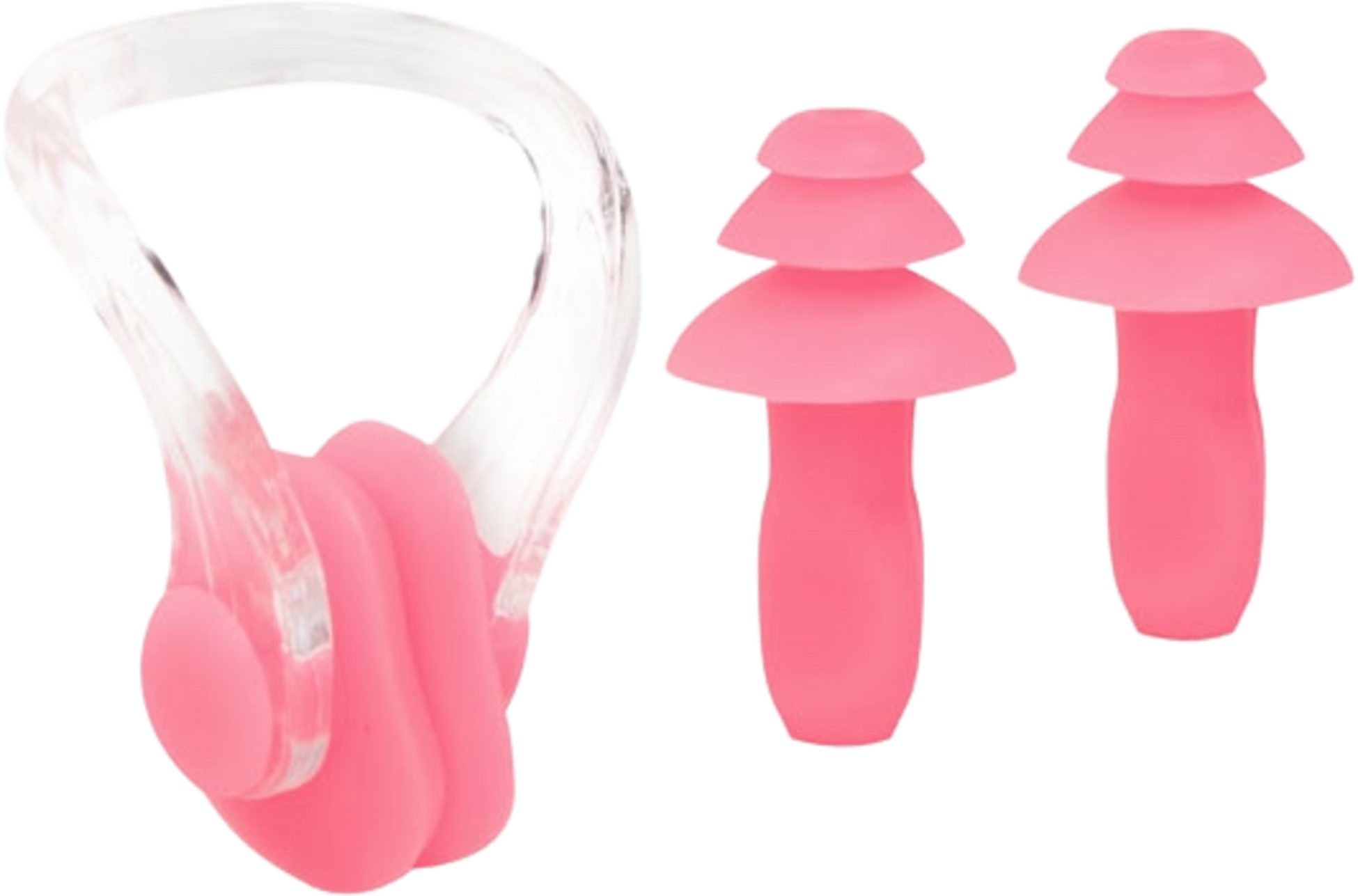 NORTHIX, Pink Silicone Swimming Set &ndash; Ear And Nose Plugs