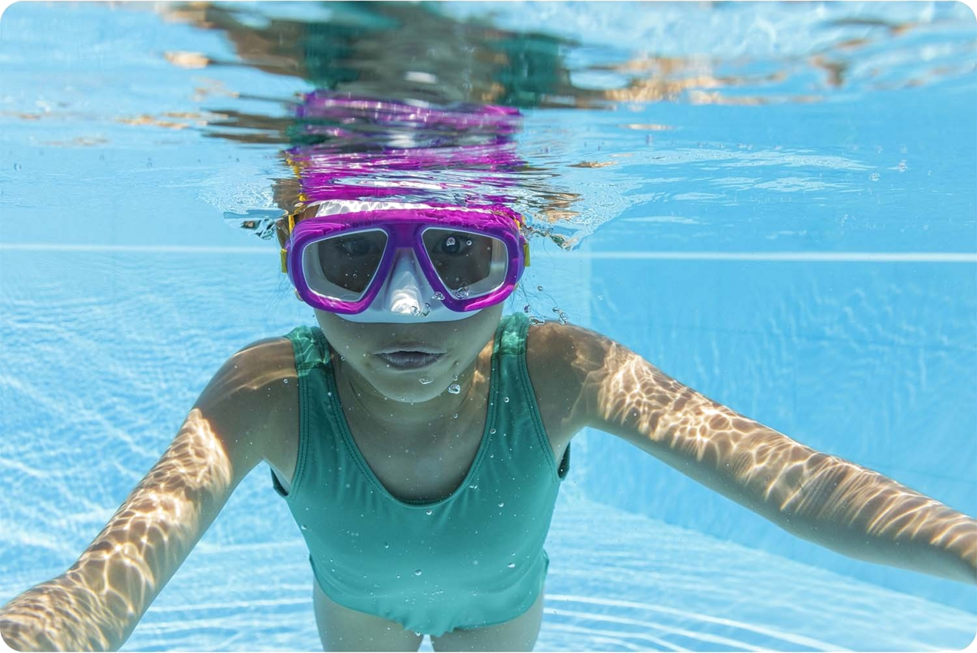 B2X, Pink Swimming Mask Bestway 22011