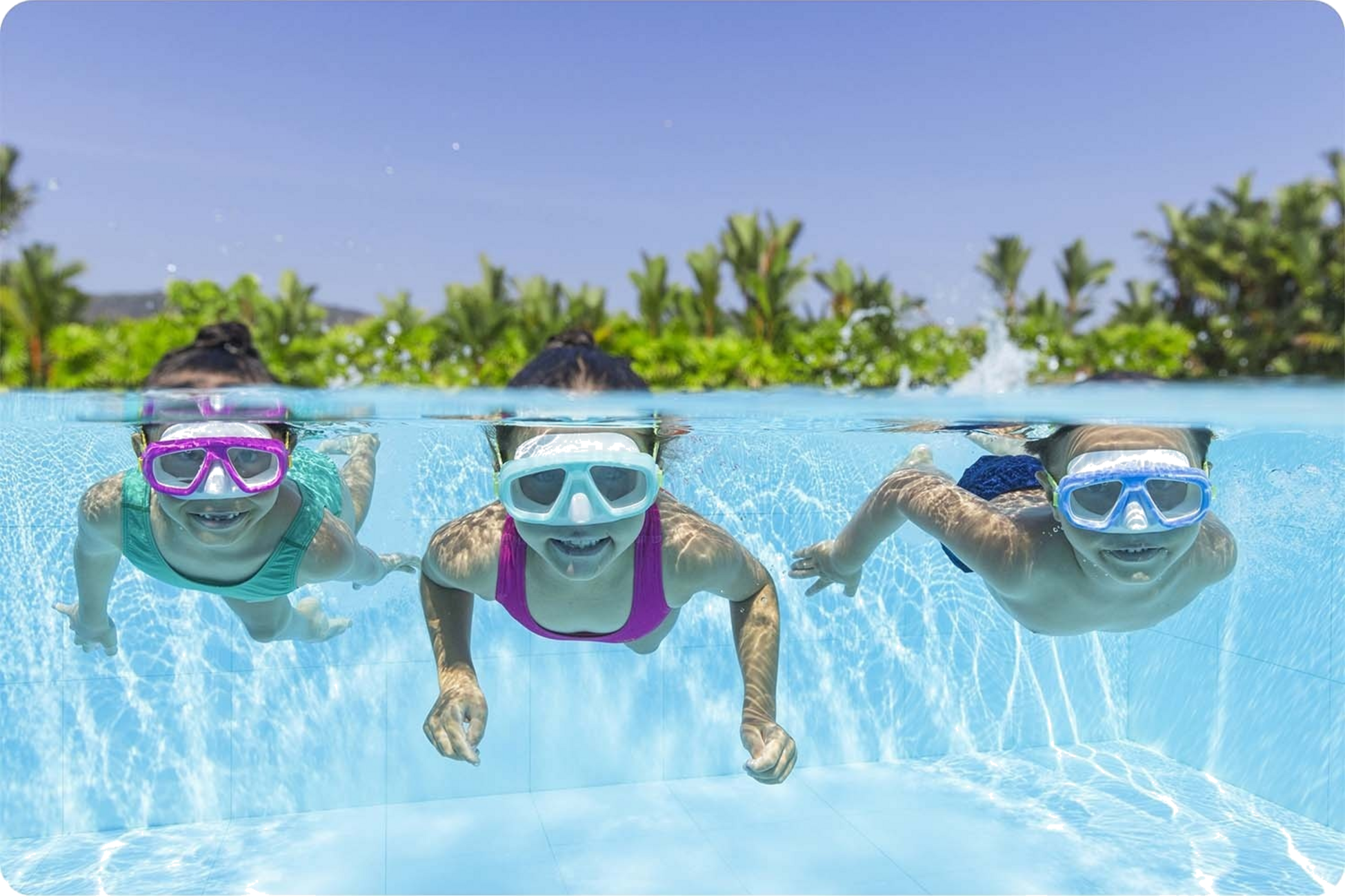 B2X, Pink Swimming Mask Bestway 22011