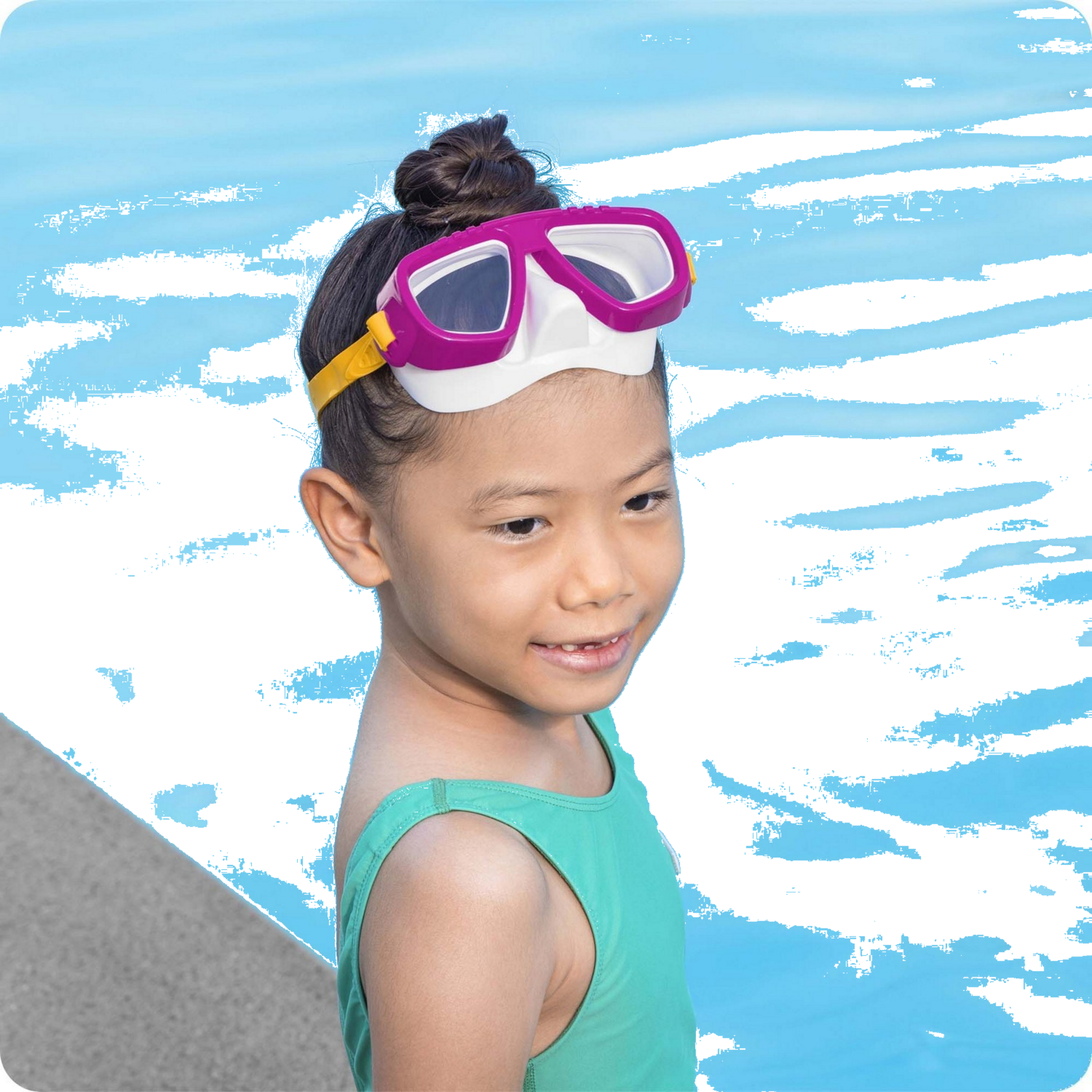 B2X, Pink Swimming Mask Bestway 22011