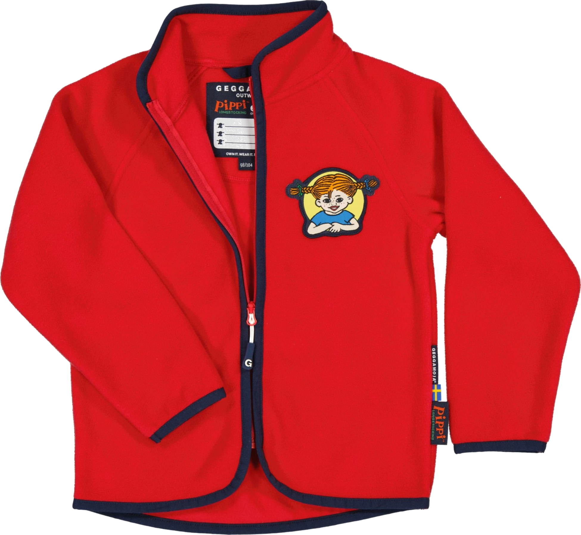 GEGGAMOJA, Pippi Longstocking Fleece Jacket