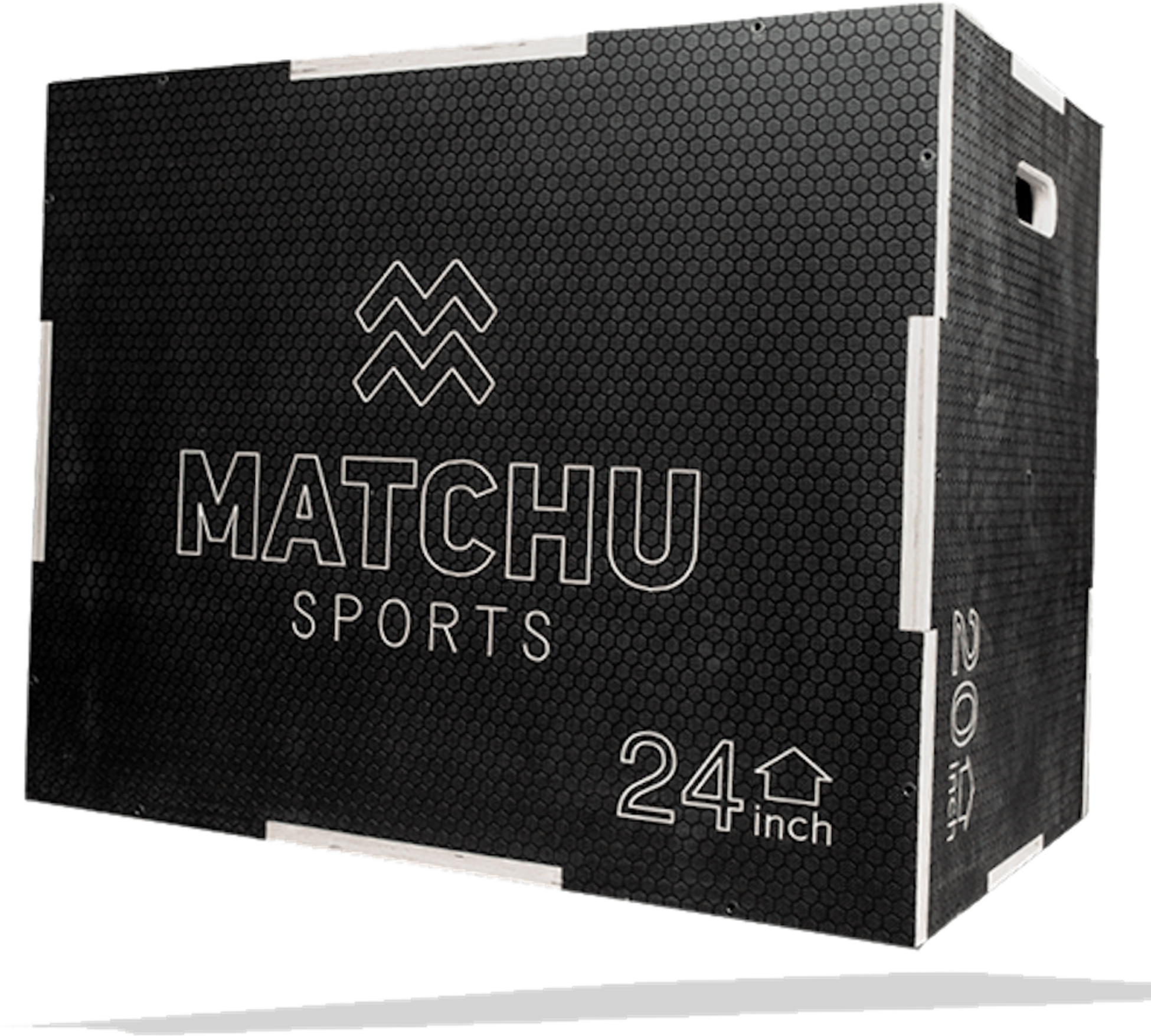 MATCHU SPORTS, Plyo Box - Zwart - Hout