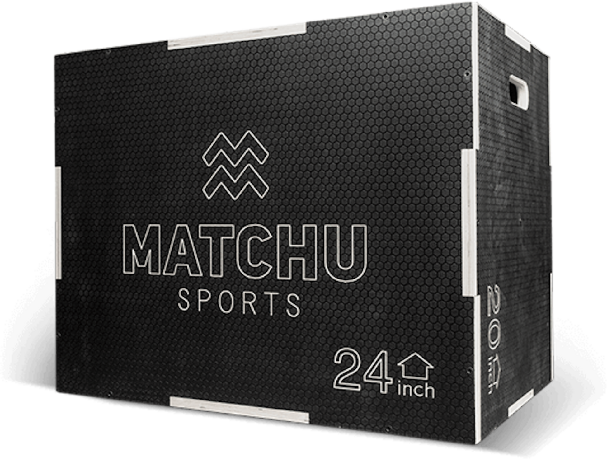 MATCHU SPORTS, Plyo Box - Zwart - Hout