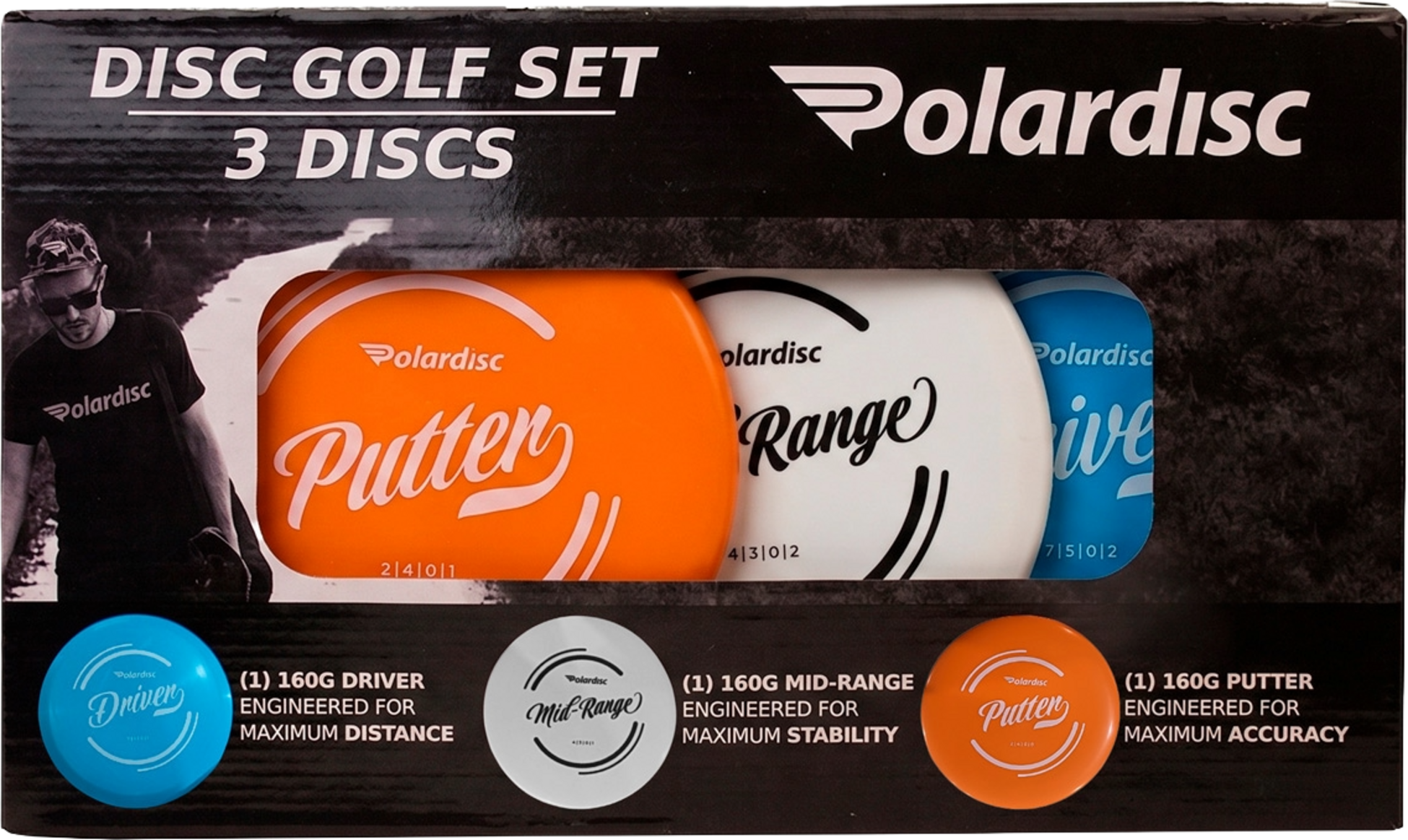 POLARDISC, Polardisc Disc Golf Set - 3 Discs