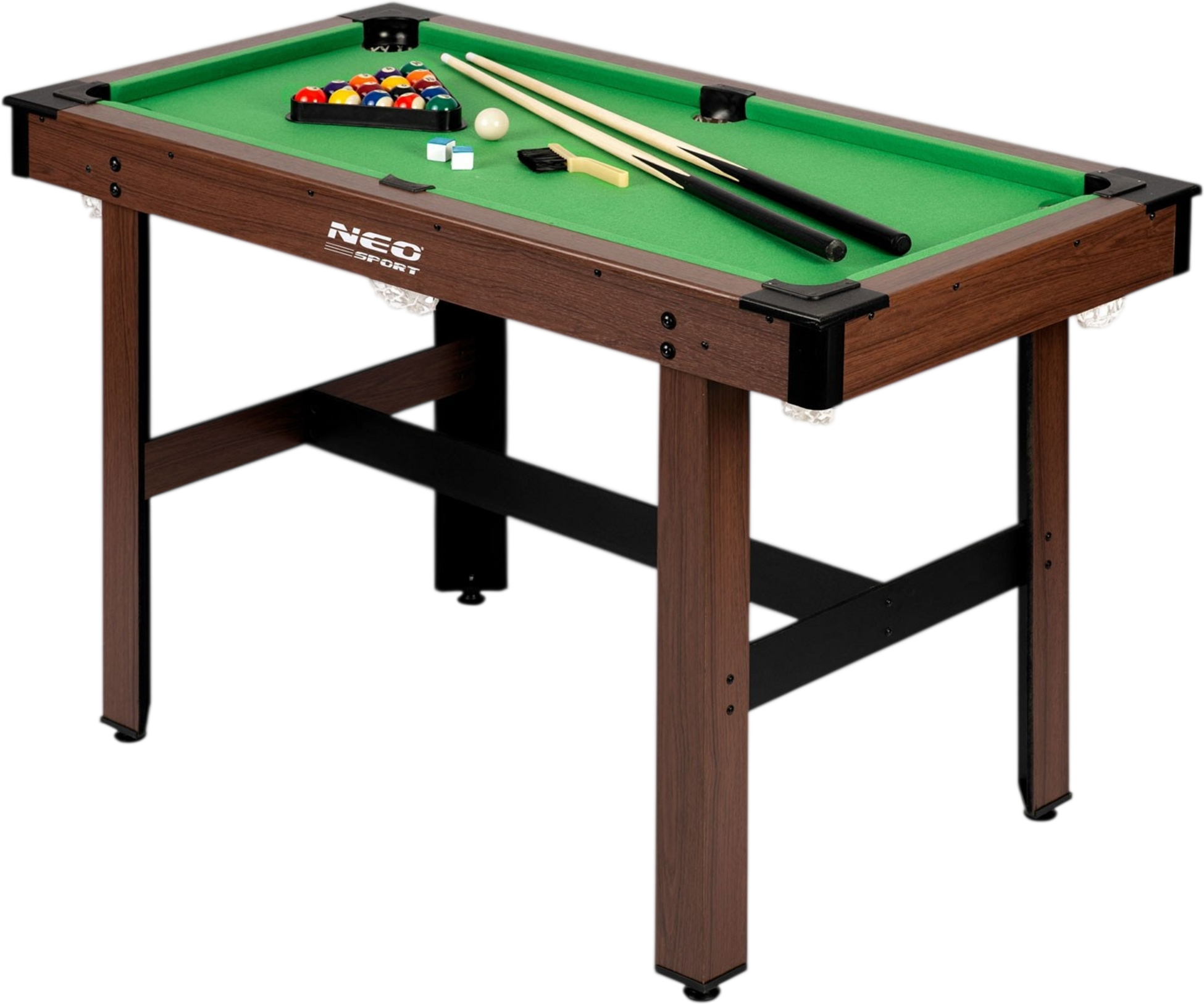 B2X, Pool Table 122 X 61 X 76 Cm Ns-807 Dark Brown