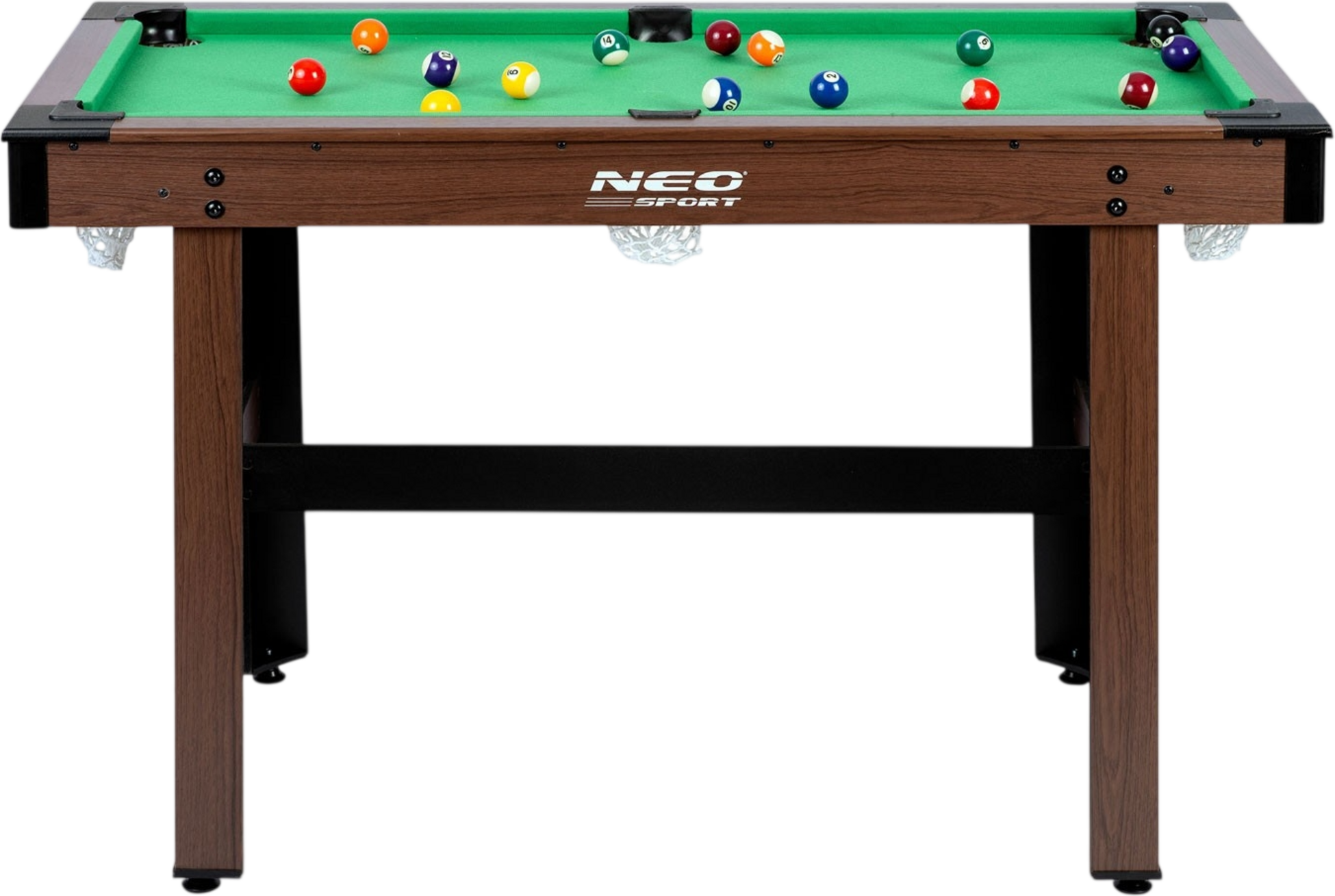 B2X, Pool Table 122 X 61 X 76 Cm Ns-807 Dark Brown
