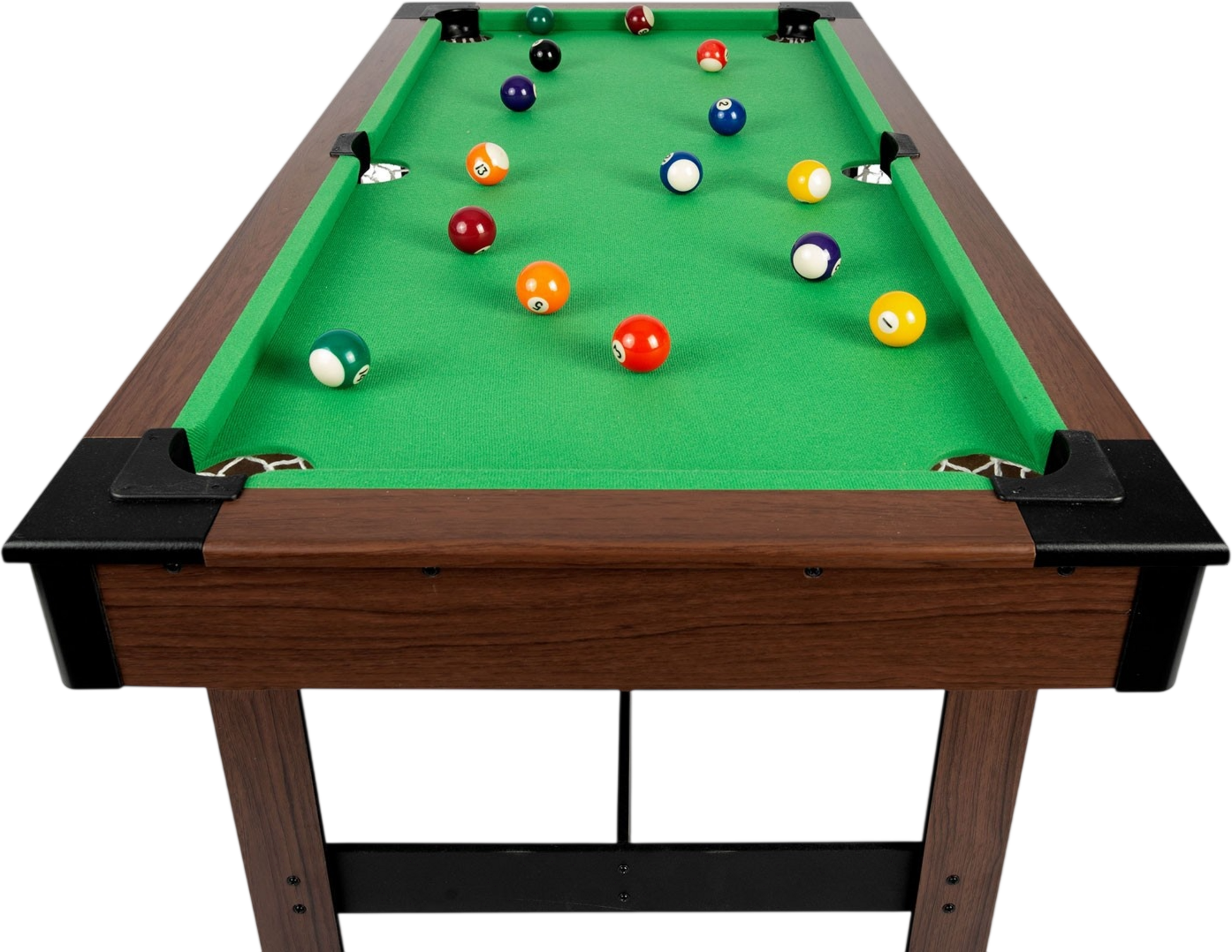 B2X, Pool Table 122 X 61 X 76 Cm Ns-807 Dark Brown
