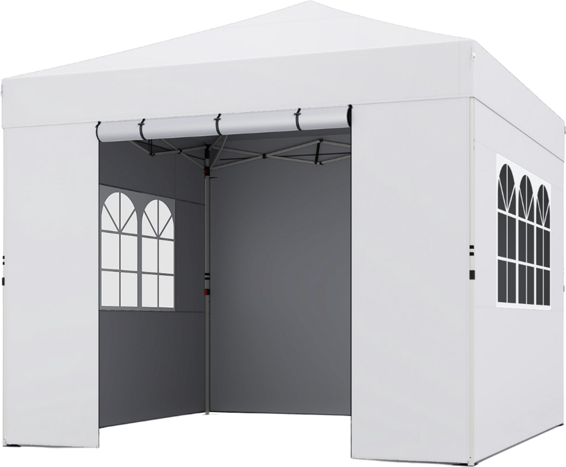 NORTHIX, Pop Up Canopy Tent 3 X 3 M, 4 Sidewalls, Waterproof
