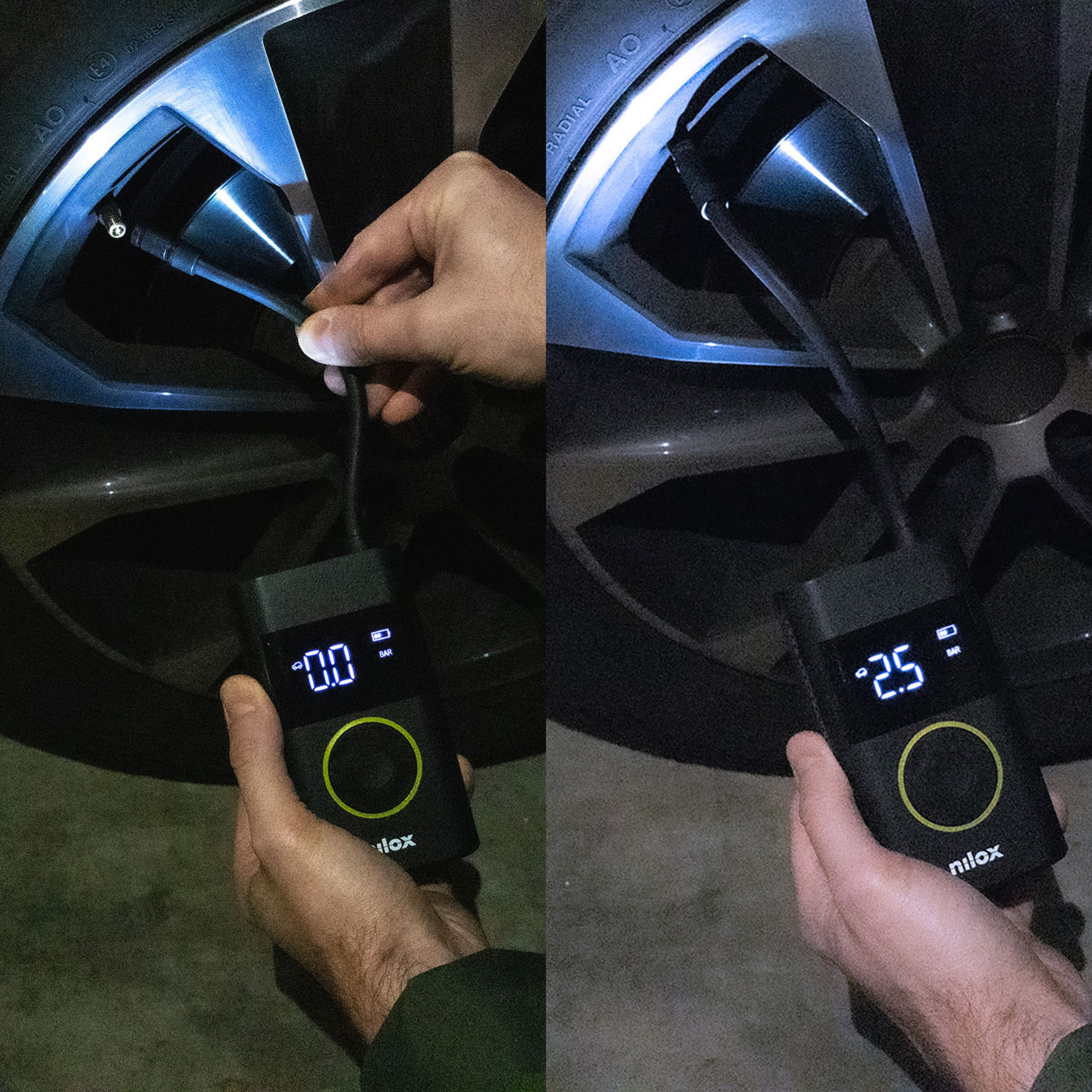 NILOX, Portabel Luftkompressor