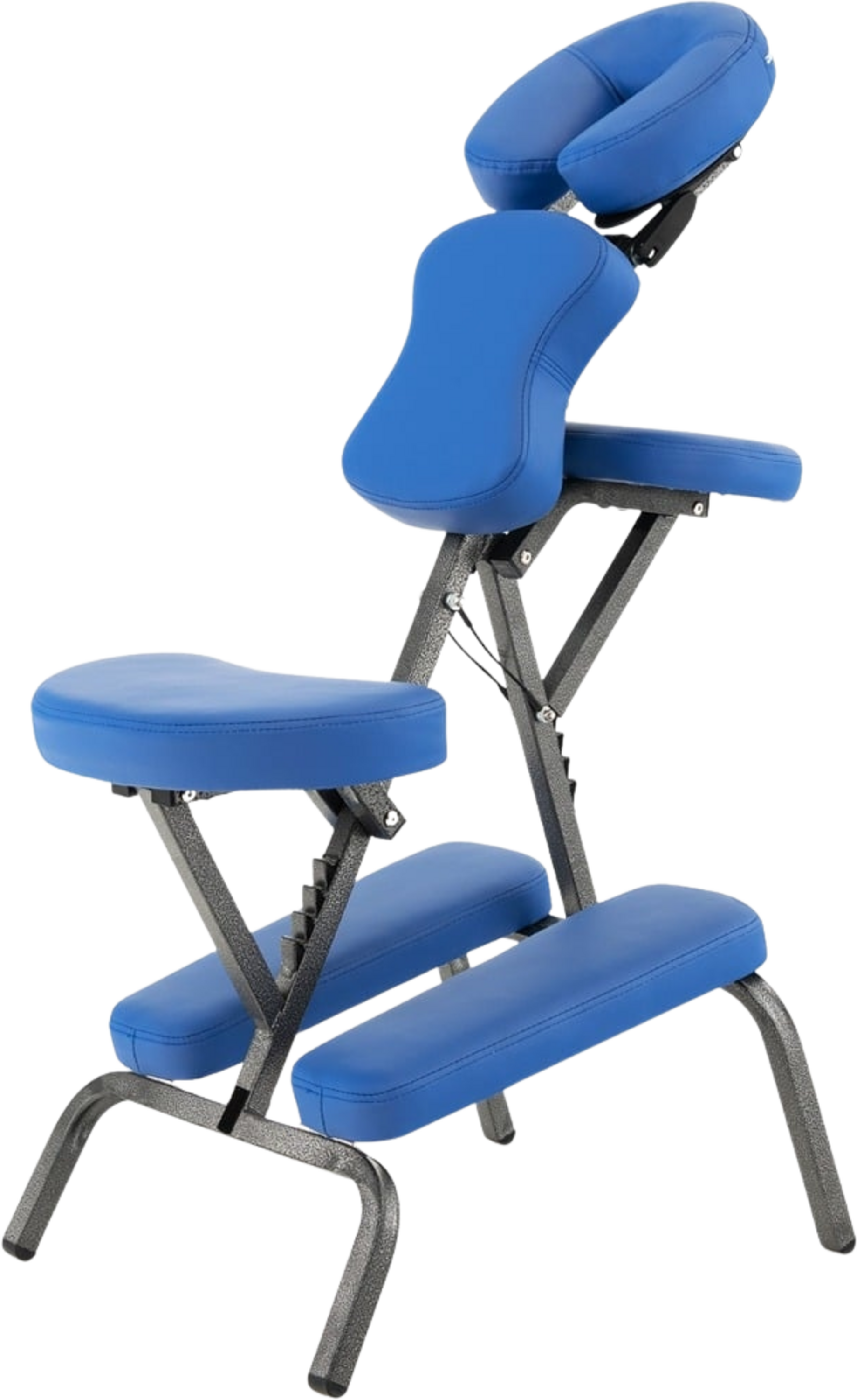 NORTHIX, Portable Folding Massage Chair, Adjustable Height, Blue