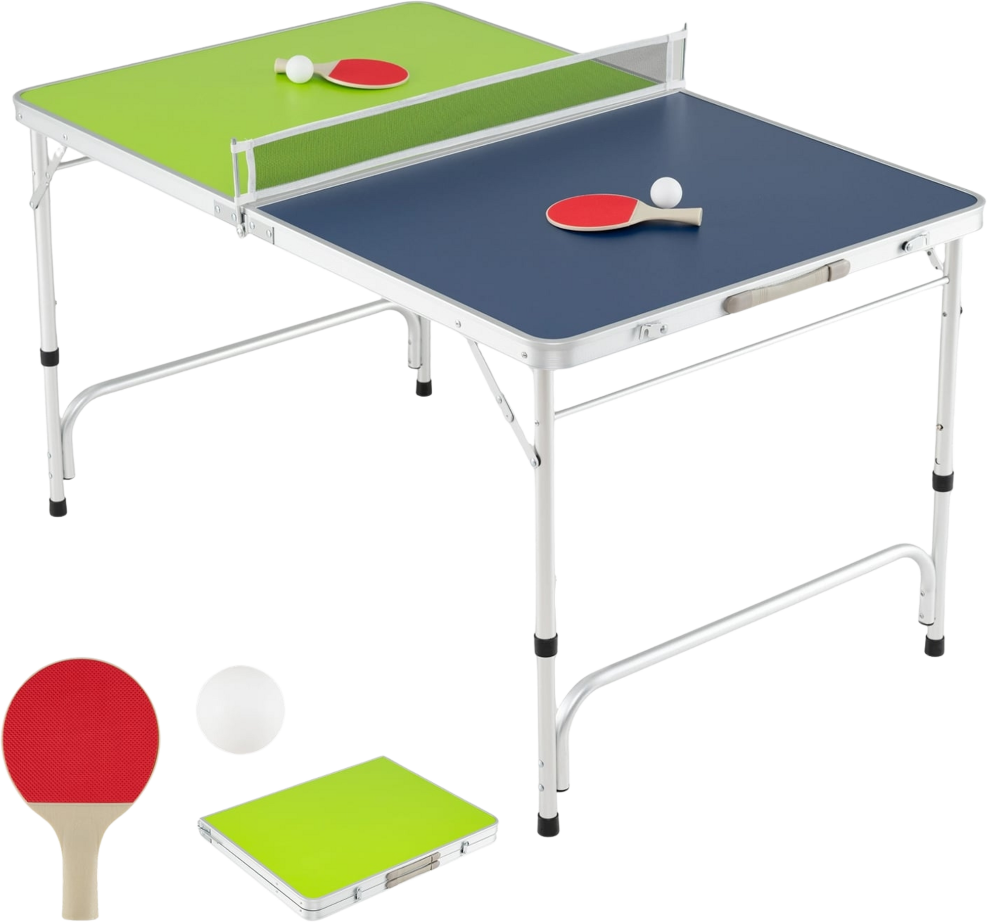 NORTHIX, Portable Table Tennis Table Set, 120 X 76 Cm, Adjustable Height