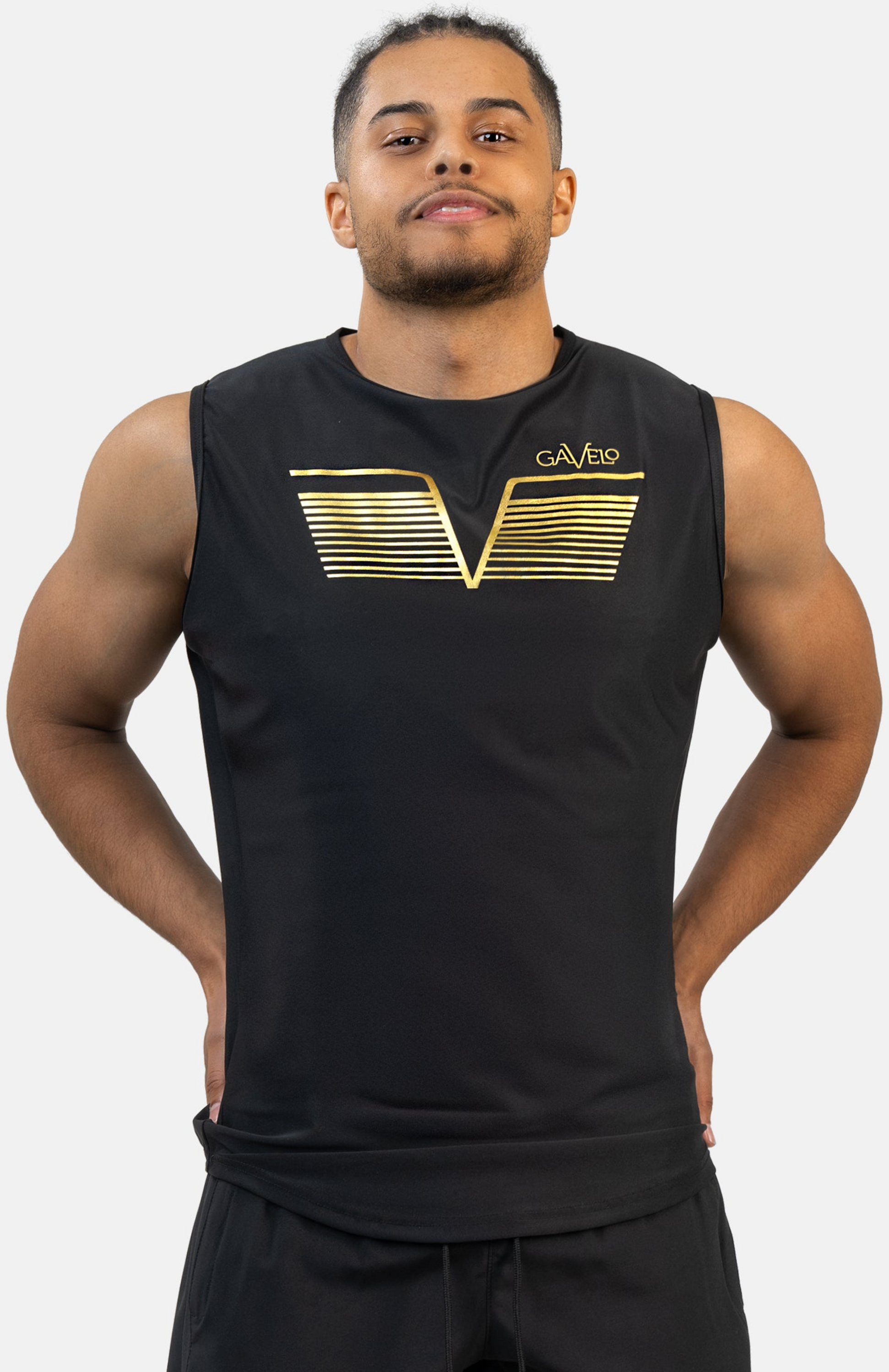 GAVELO, Power Sleeveless Tee