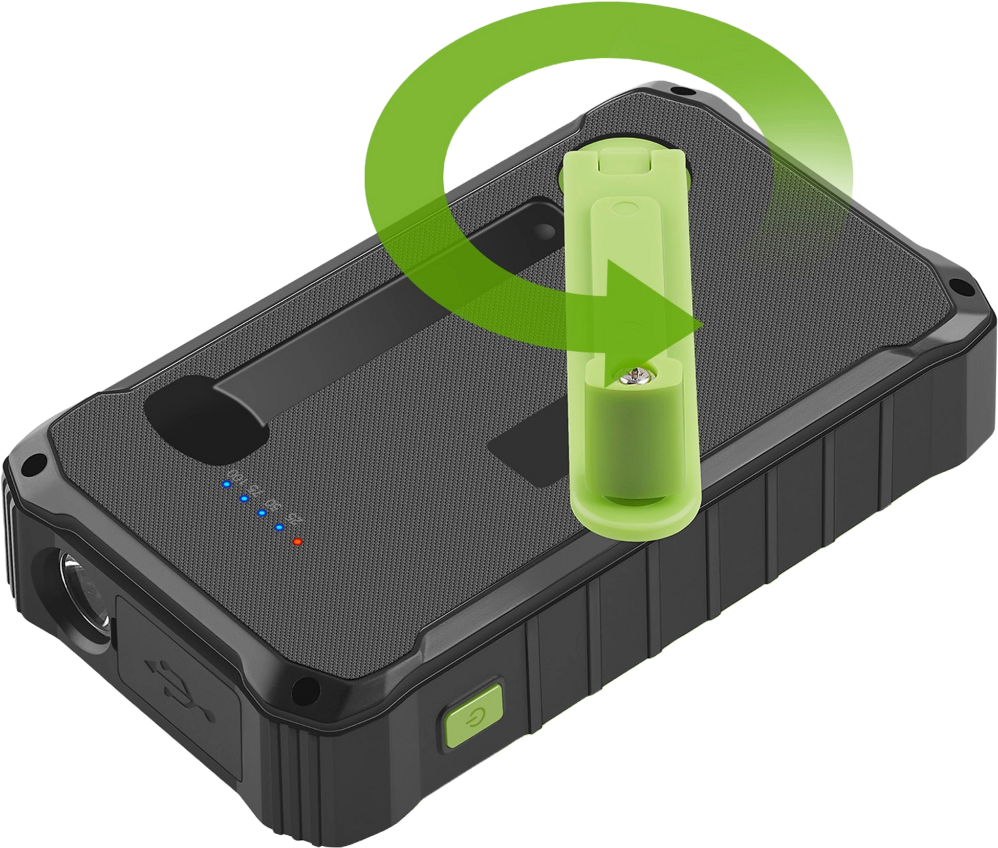 DENVER, Powerbank 10.000 Mah Solcell Vev