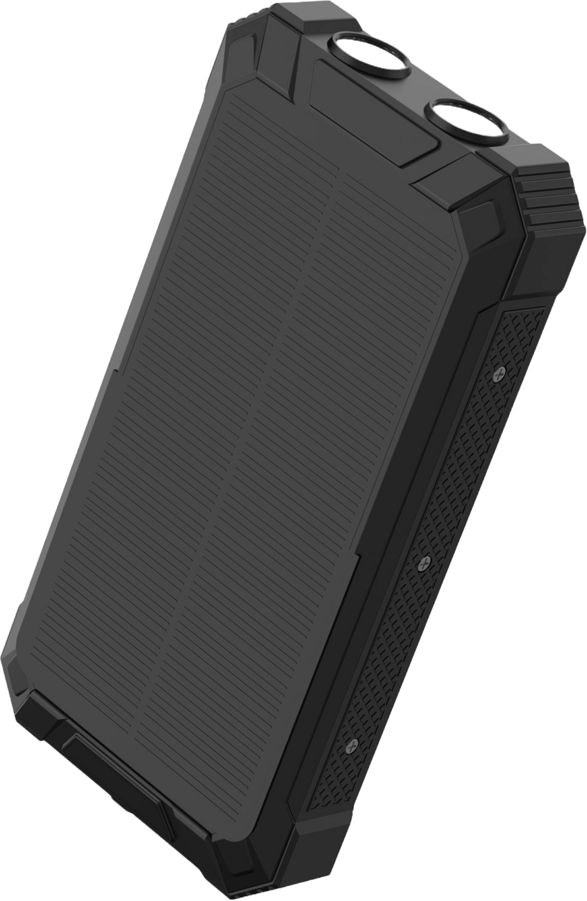 DENVER, Powerbank 20.000 Mah Solcell 4st Kablar + Tr&aring;dl&ouml;s Laddning