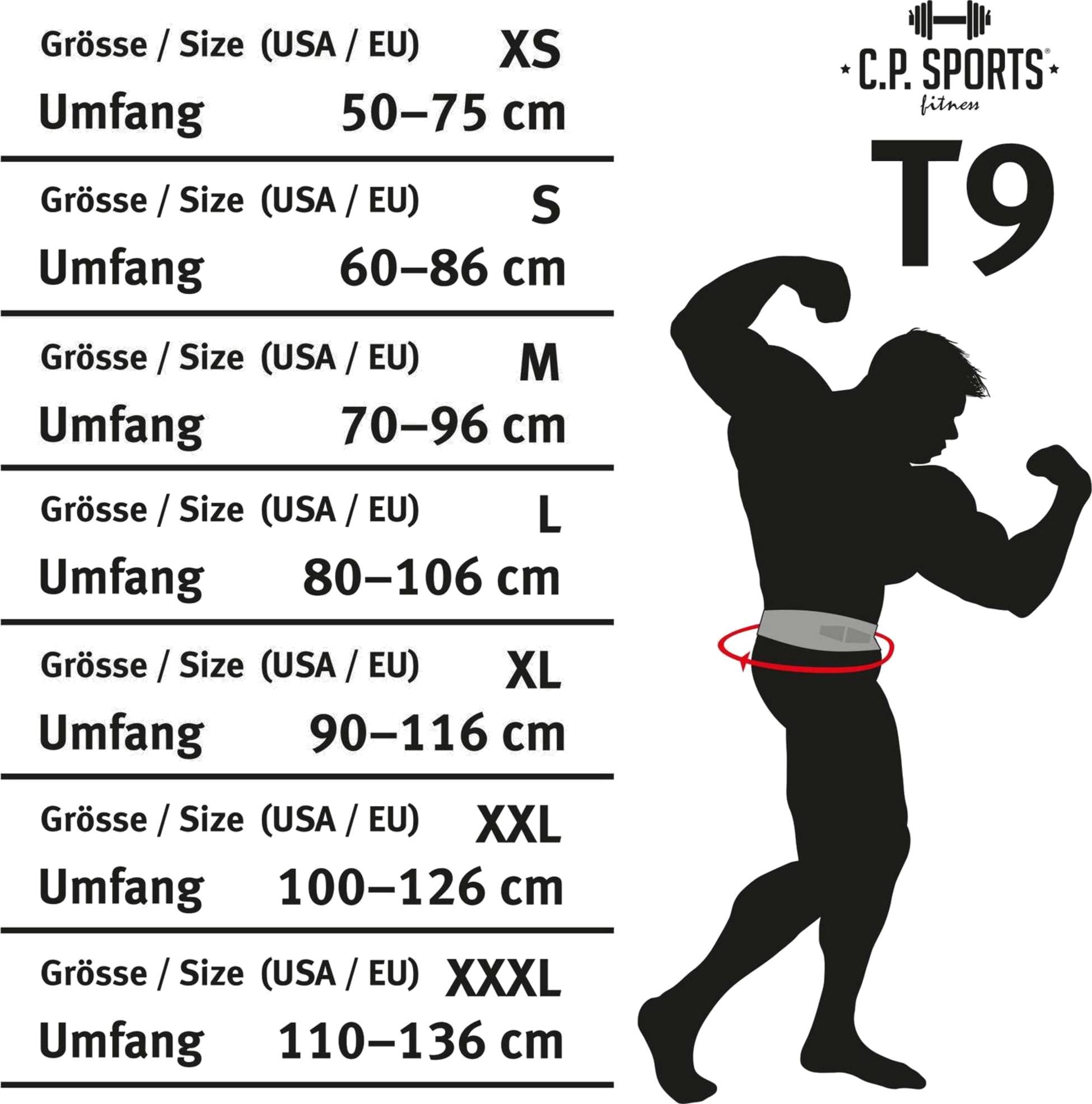 C.P. SPORTS, Powerlifting Lever Belt