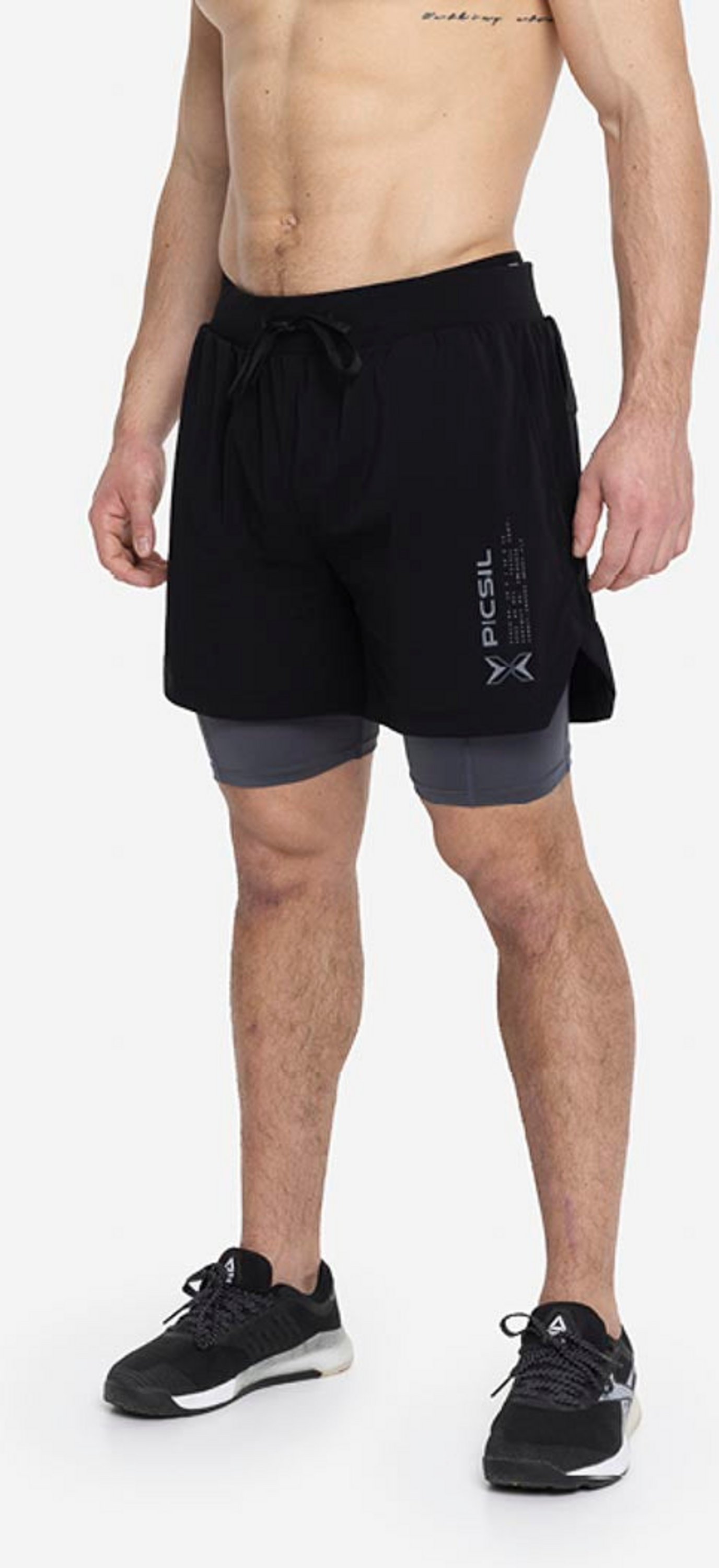PICSIL SPORT, Premium Compression Short 2 In 1