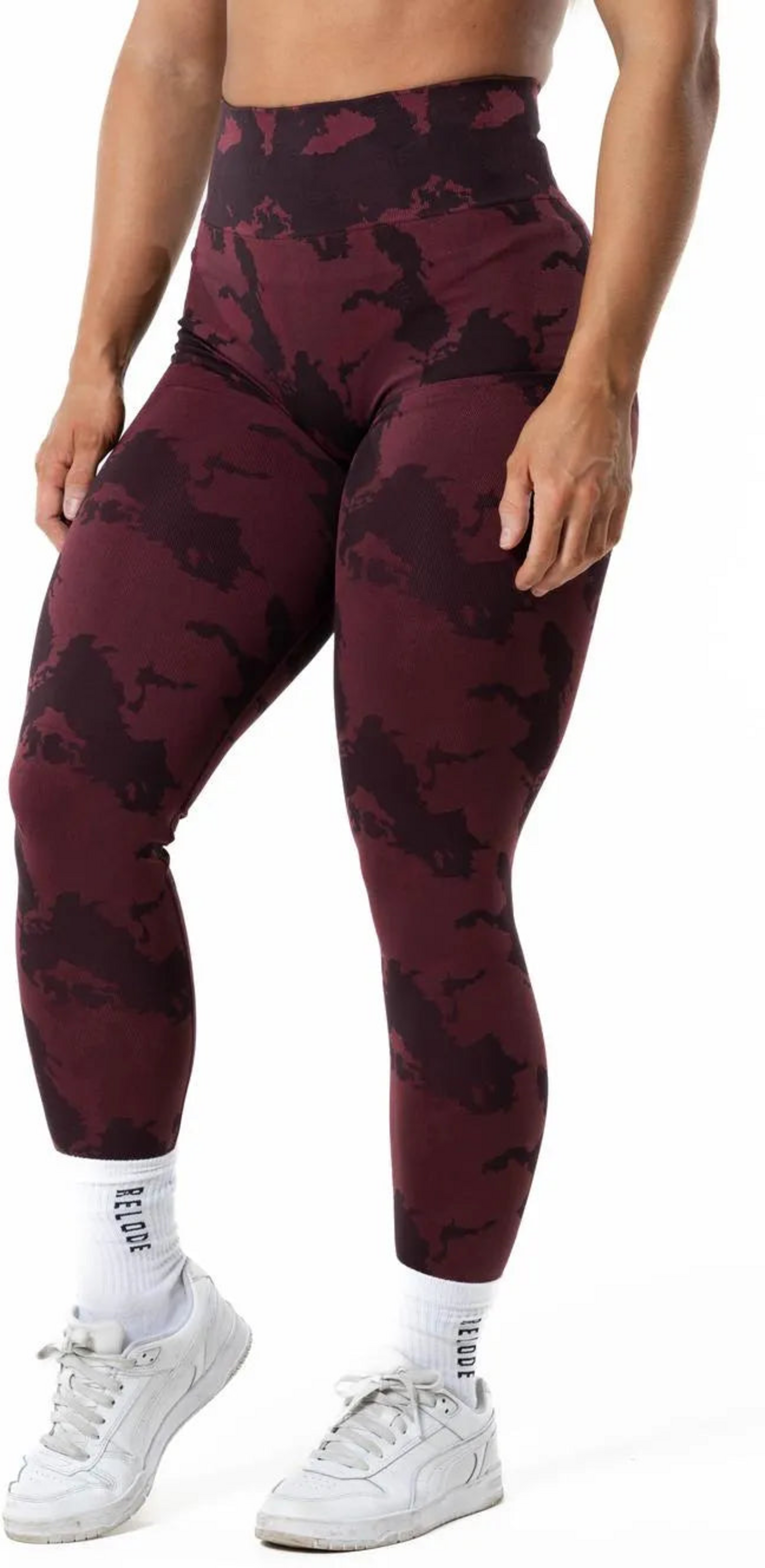 RELODE, Prime Scrunch Camo Tights - R&ouml;d