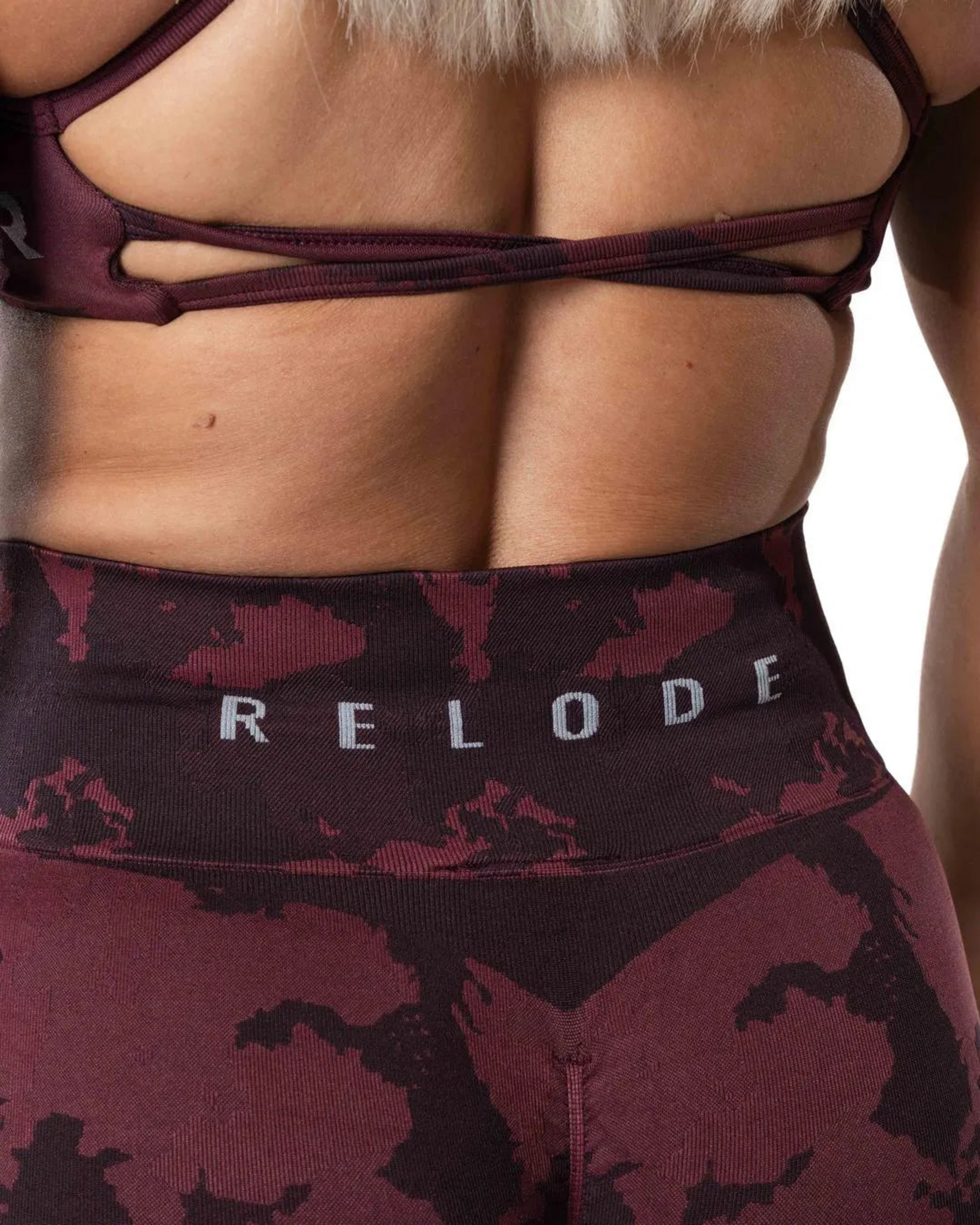 RELODE, Prime Scrunch Camo Tights - R&ouml;d