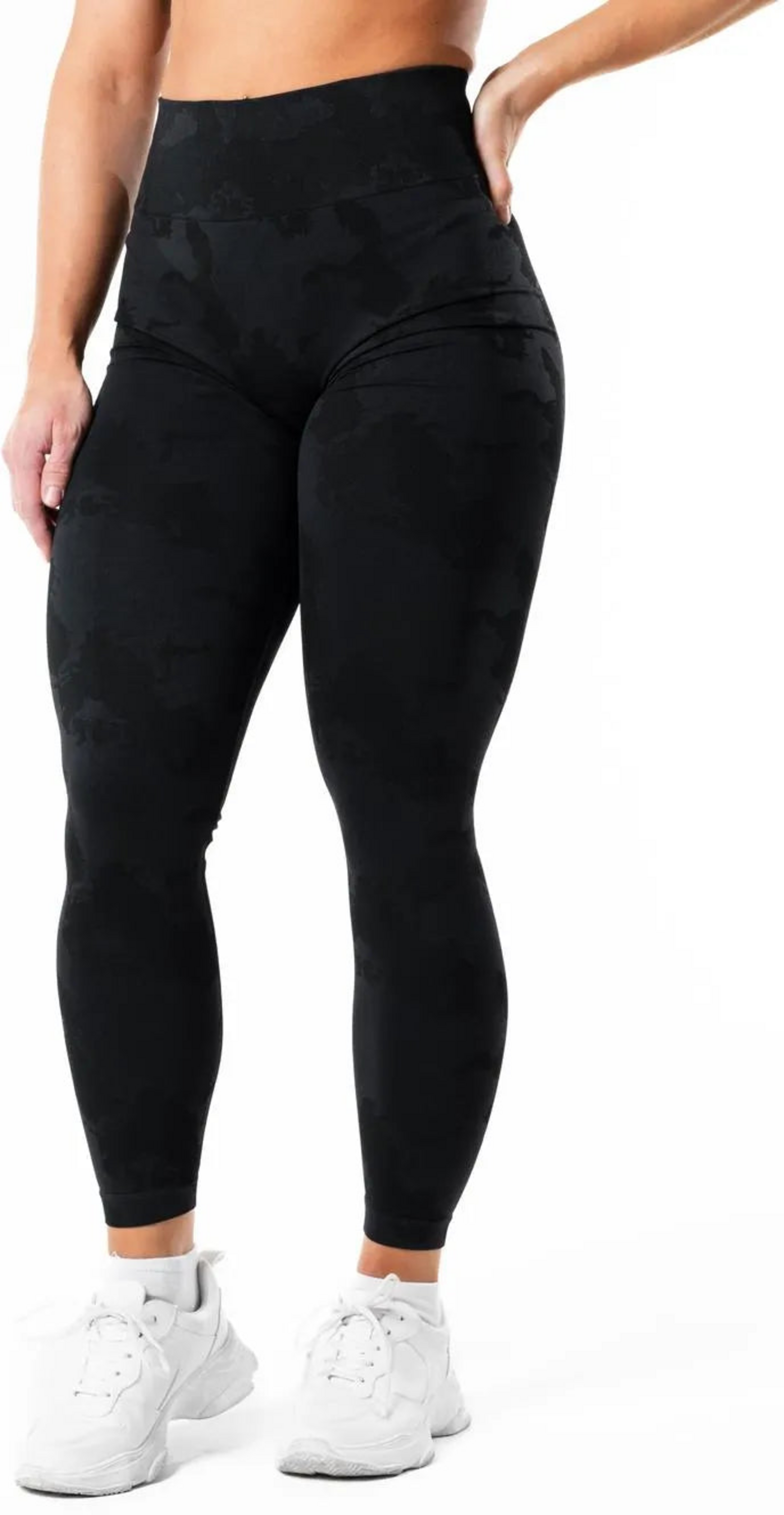 RELODE, Prime Scrunch Camo Tights - Svart