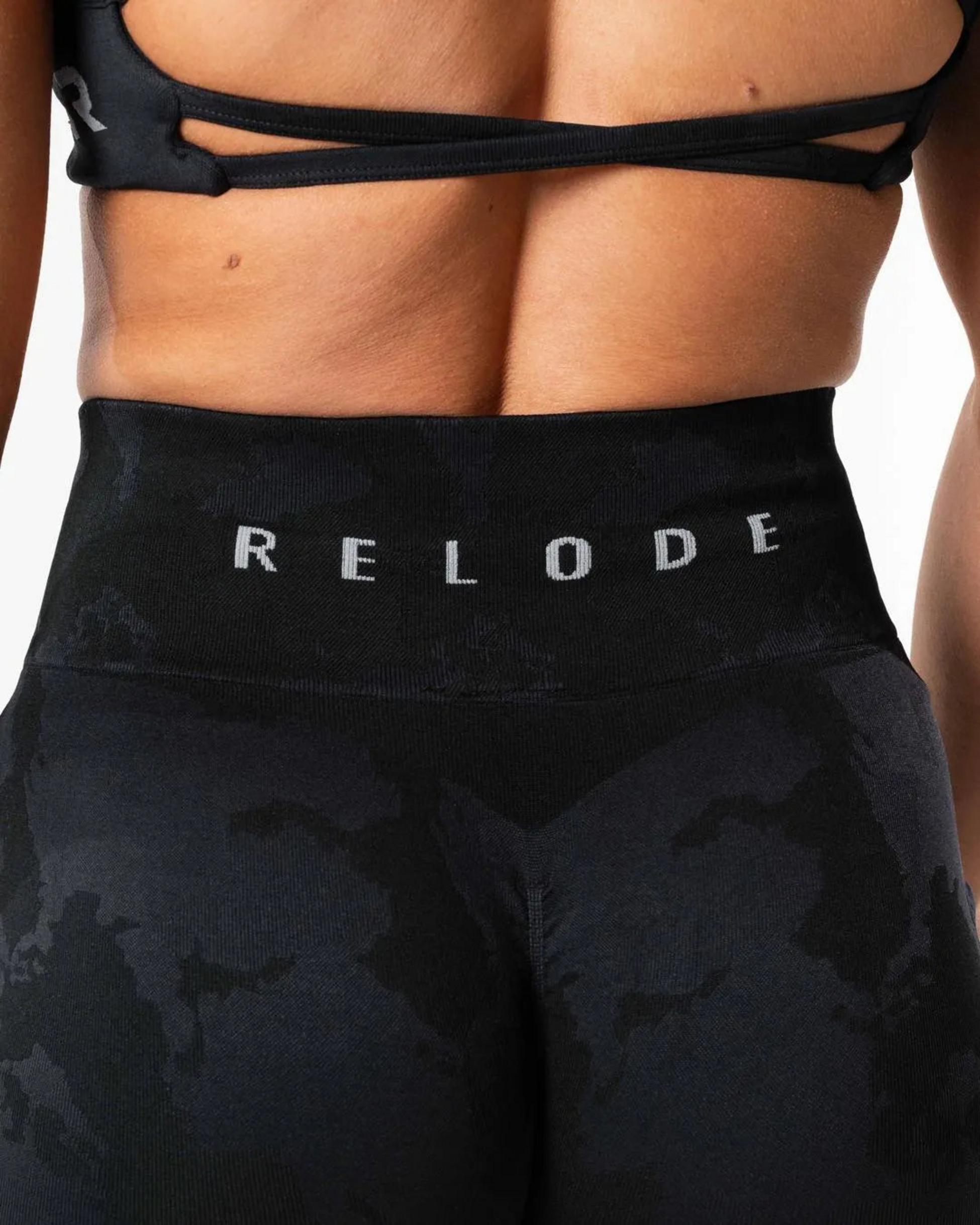 RELODE, Prime Scrunch Camo Tights - Svart