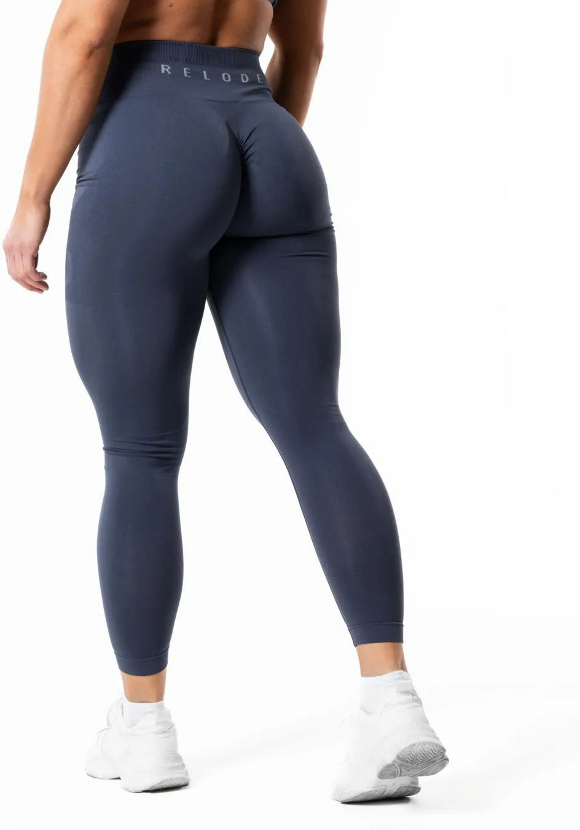 RELODE, Prime Scrunch Tights - Dusty Blue