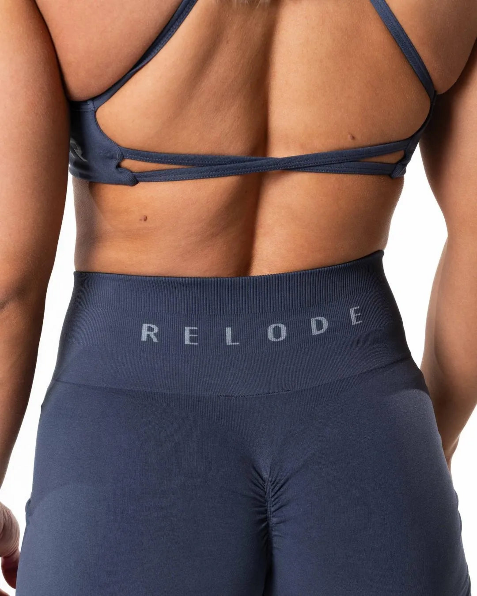 RELODE, Prime Scrunch Tights - Dusty Blue