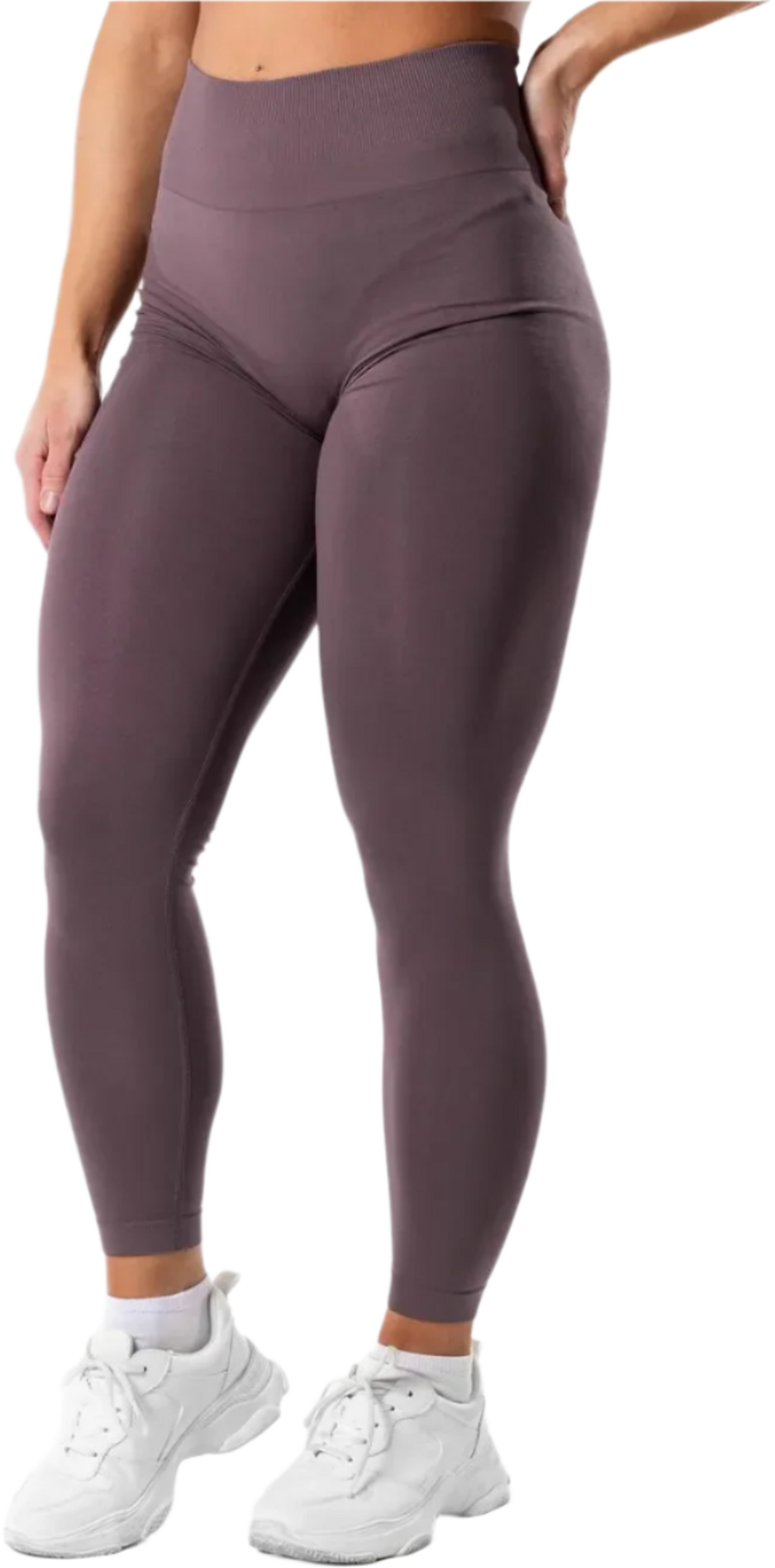 RELODE, Prime Scrunch Tights - Dusty Purple