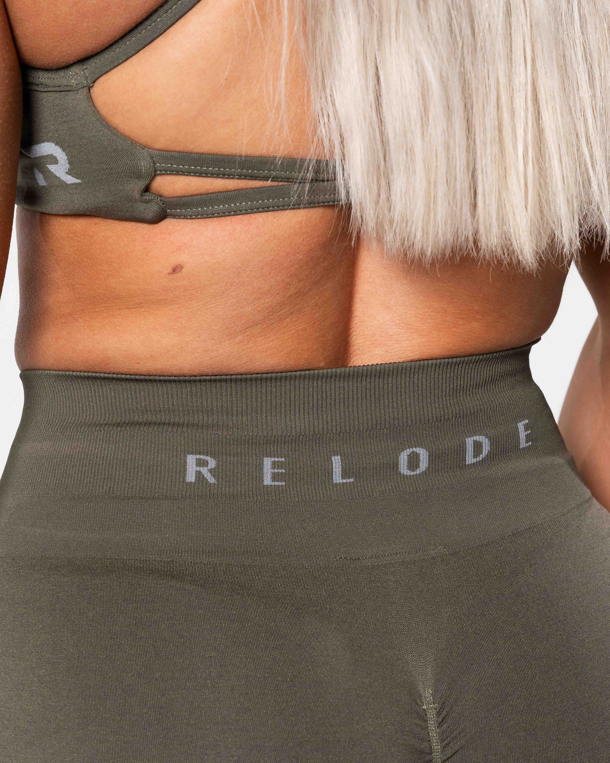 RELODE, Prime Scrunch Tights - Khakigrön