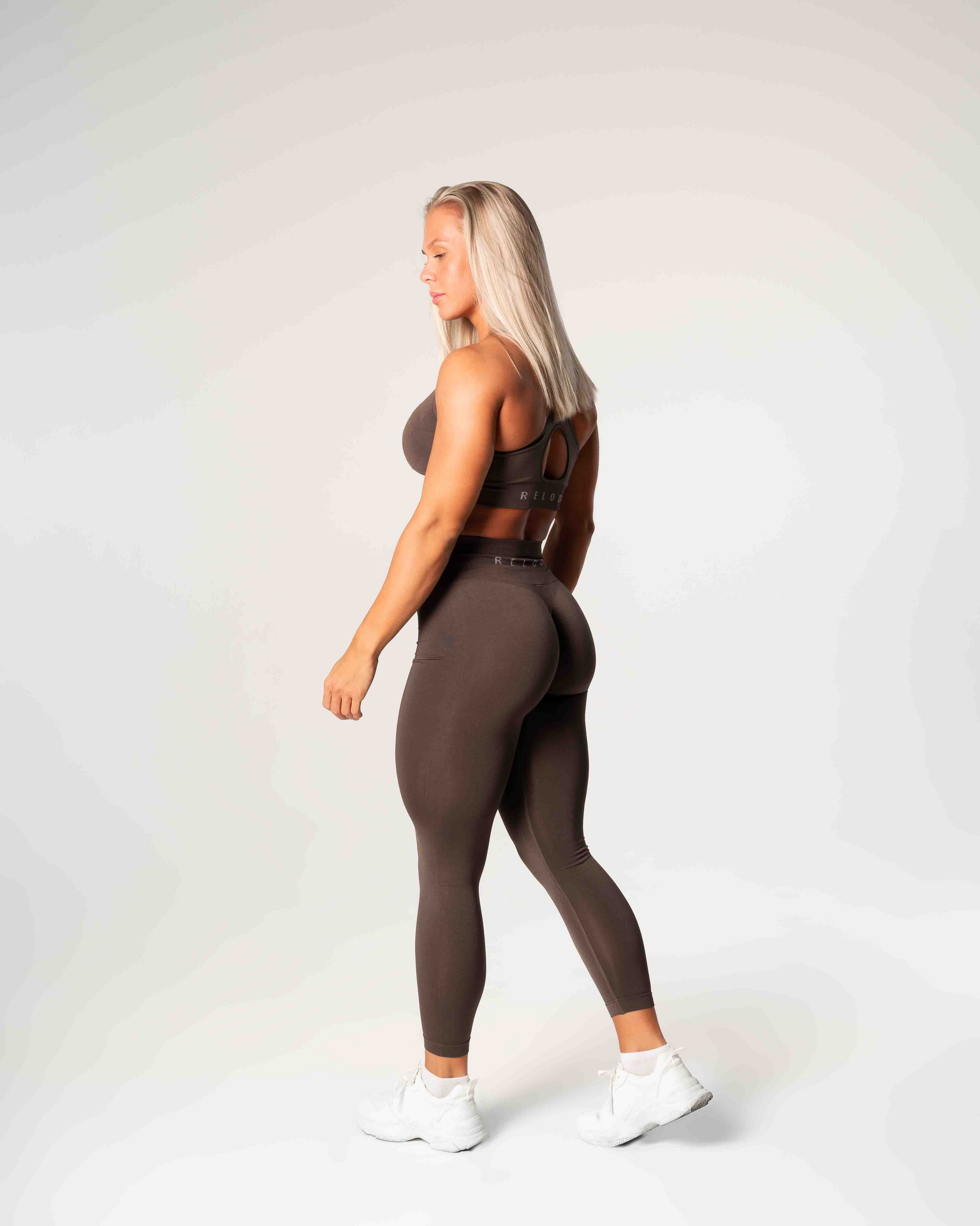 RELODE, Prime Scrunch Top - Brun