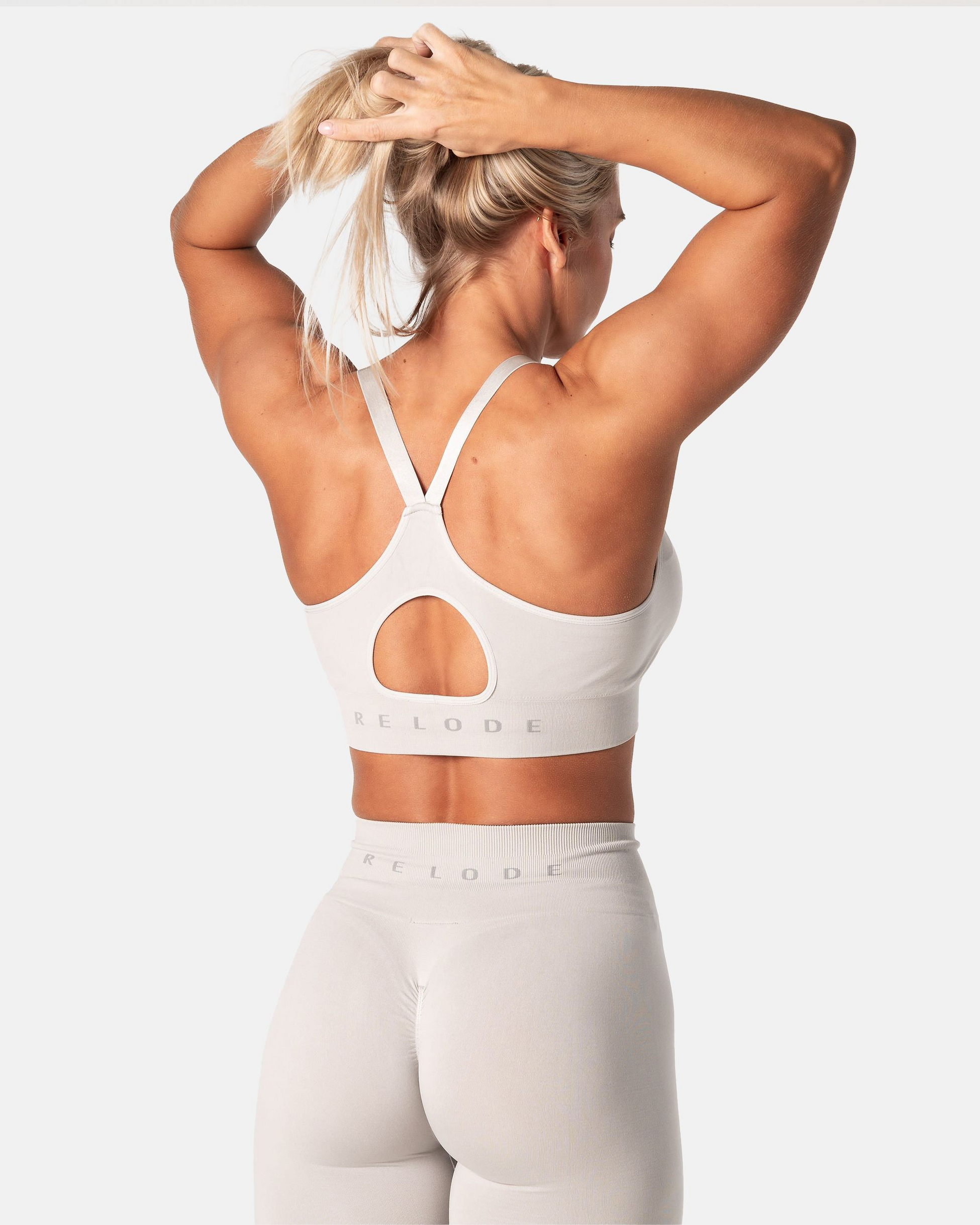 RELODE, Prime Scrunch Top - Gr&aring;