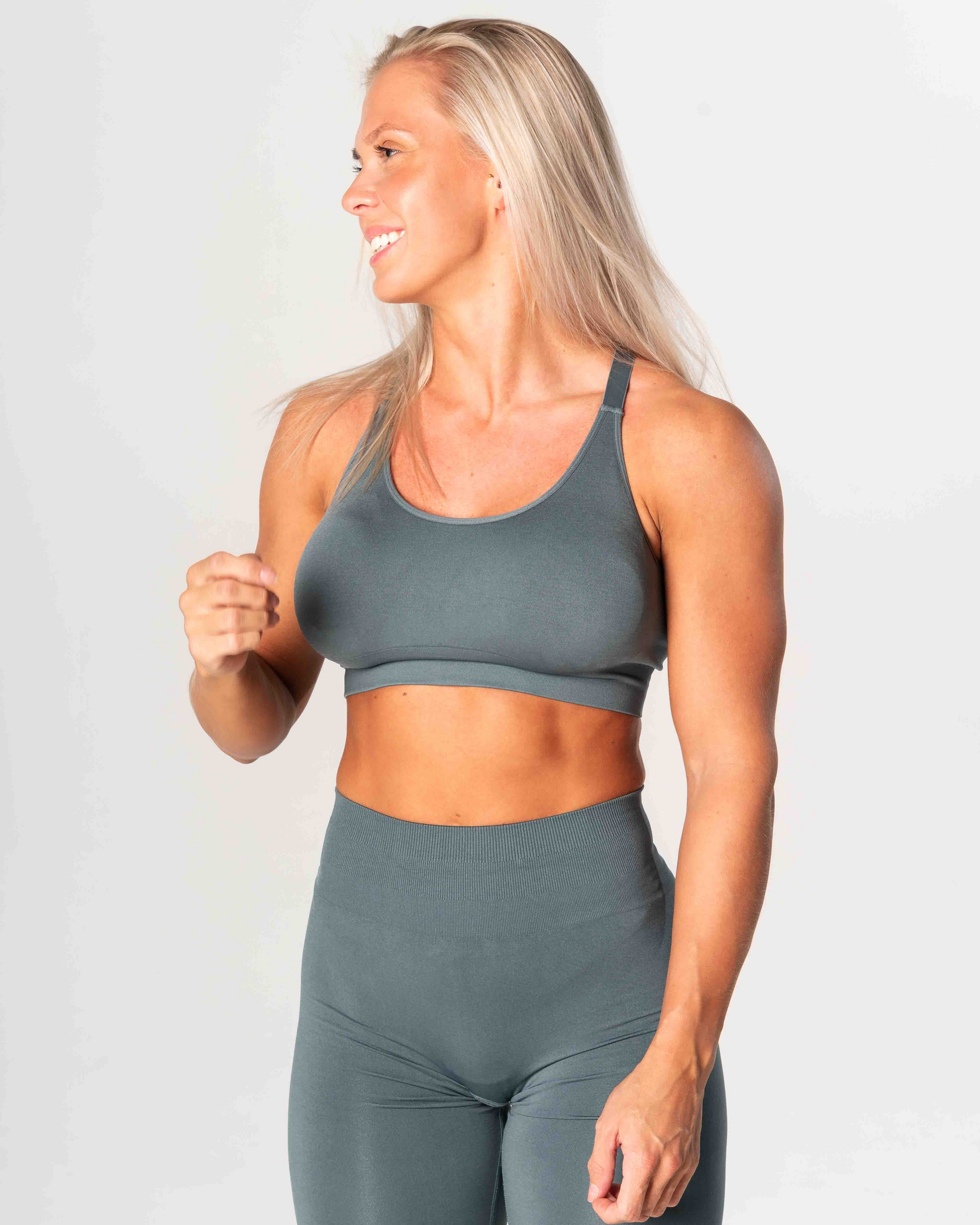 RELODE, Prime Scrunch Top - Gr&ouml;n