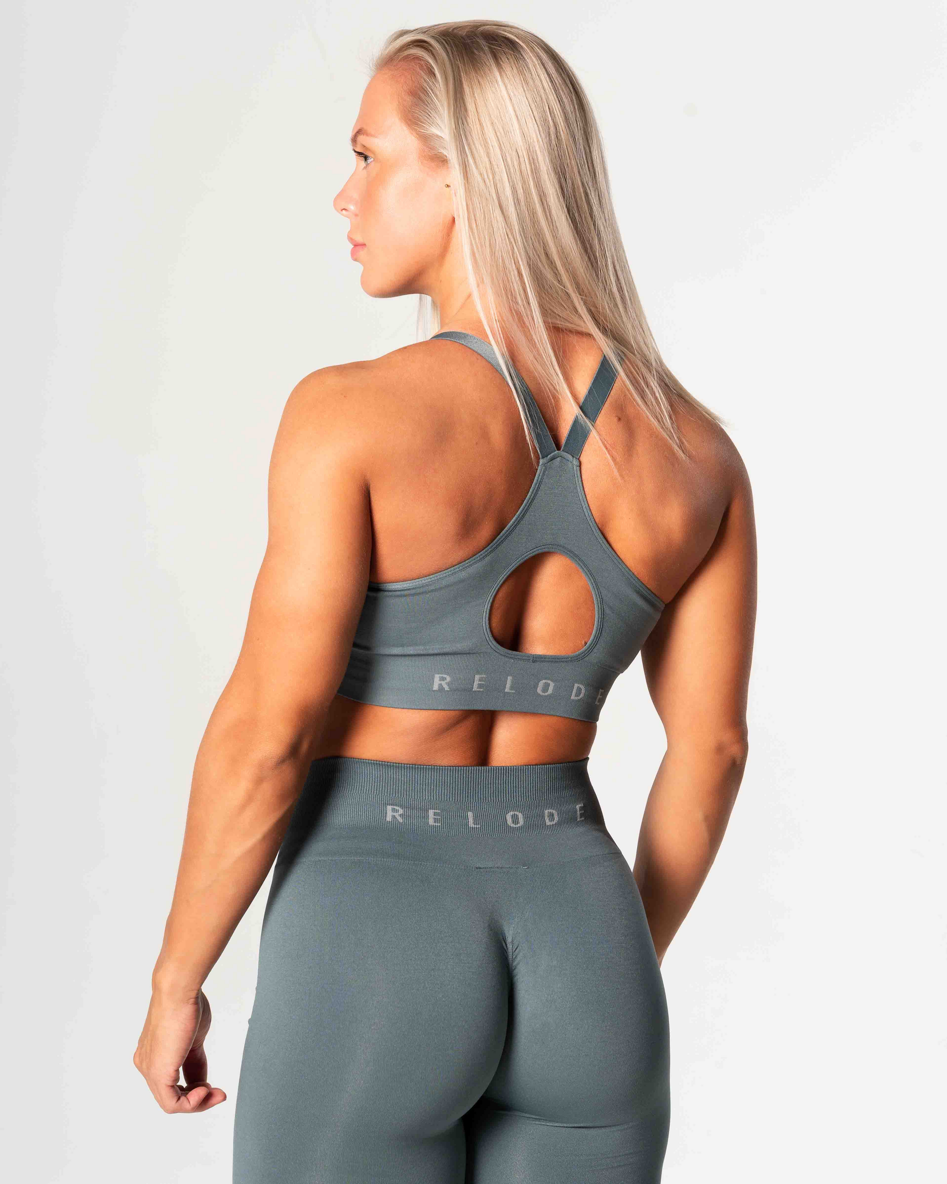 RELODE, Prime Scrunch Top - Gr&ouml;n